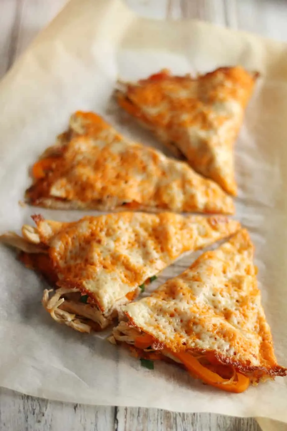 Keto Chicken Enchilada Quesadillas