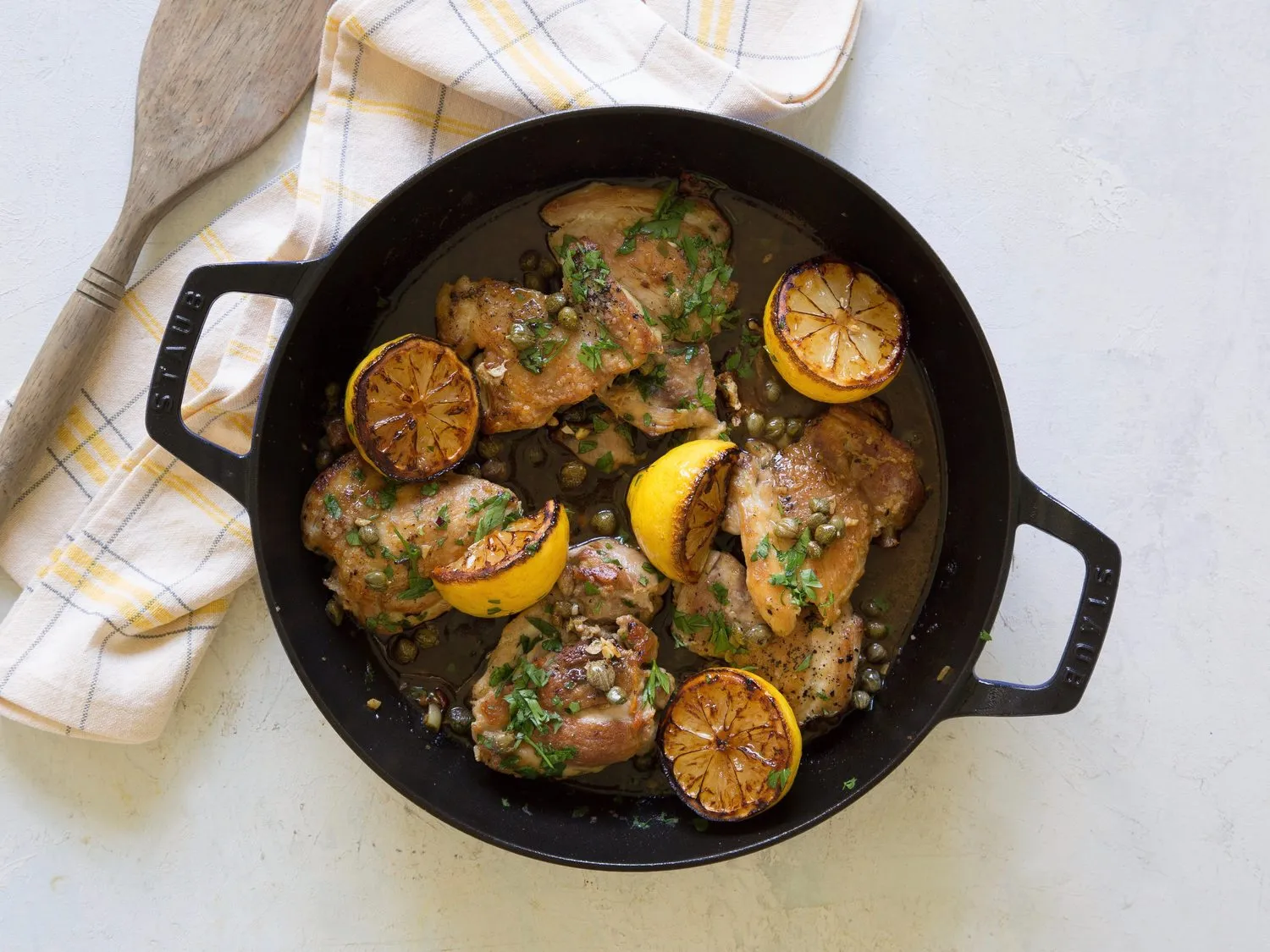 Keto Chicken Thighs Charred Lemon