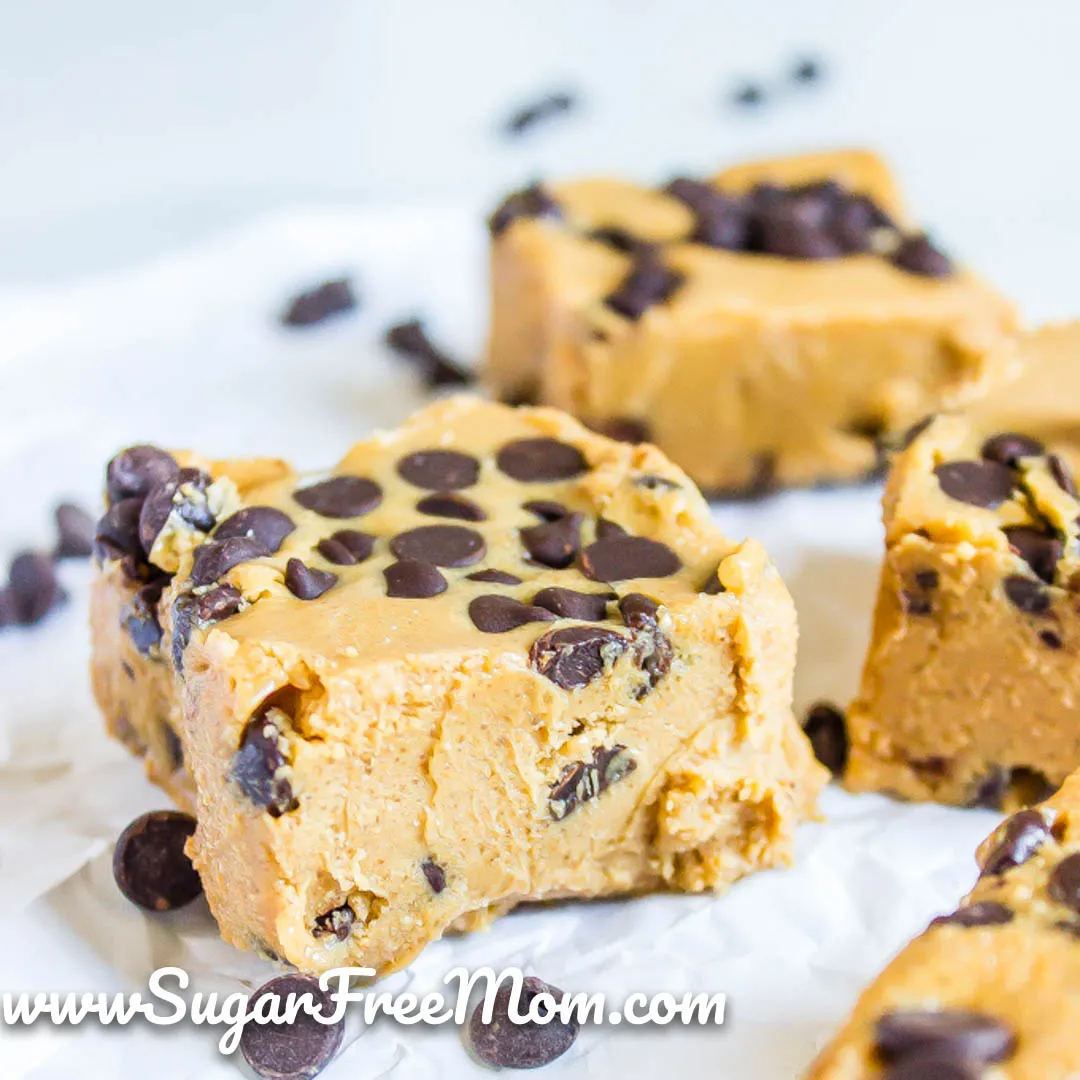 Keto Cookie Dough Fudge