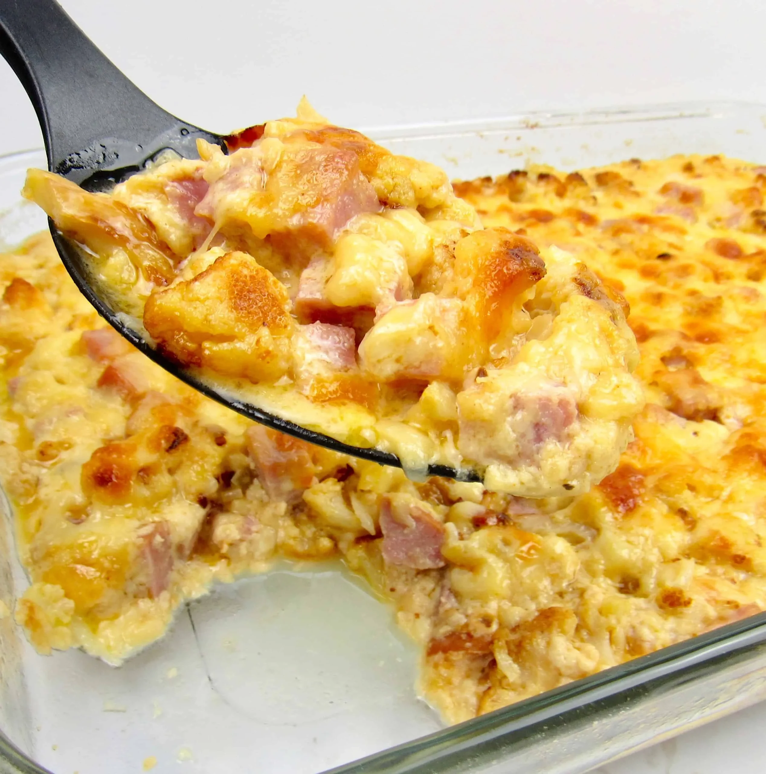 Keto Ham and Cheese Bake
