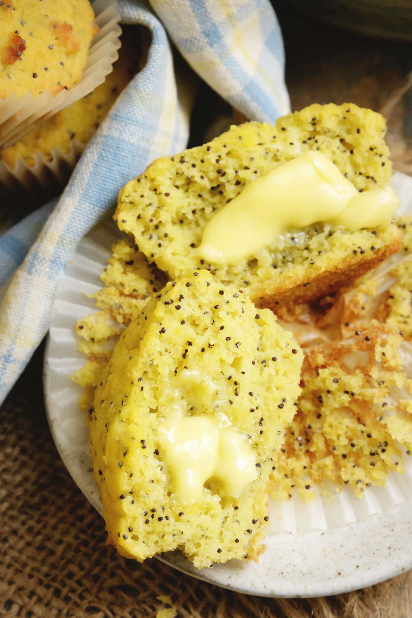 Keto Lemon Poppyseed Muffins