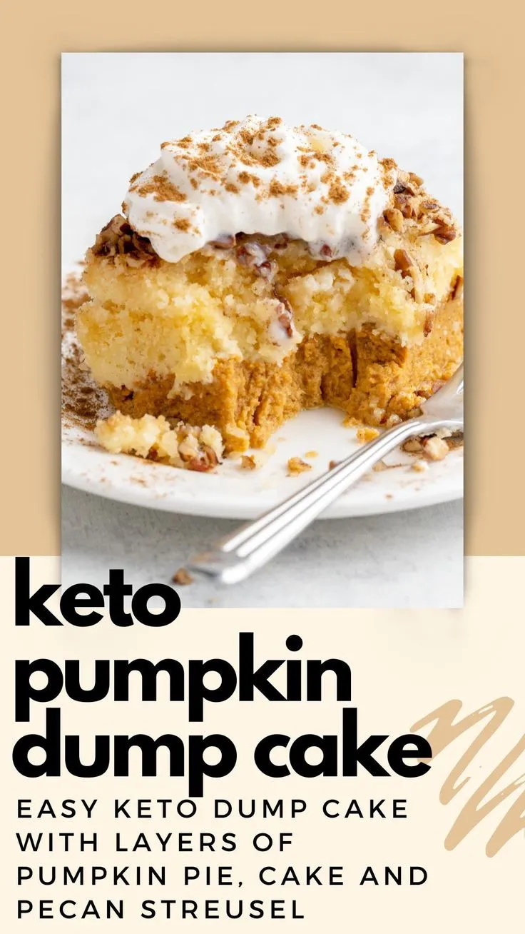 Keto Pumpkin Dump Cake