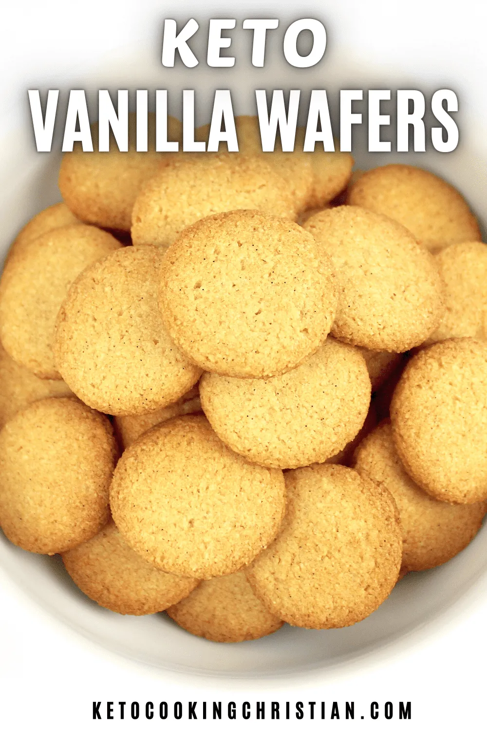 Keto Vanilla Wafers Vegan Paleo Option