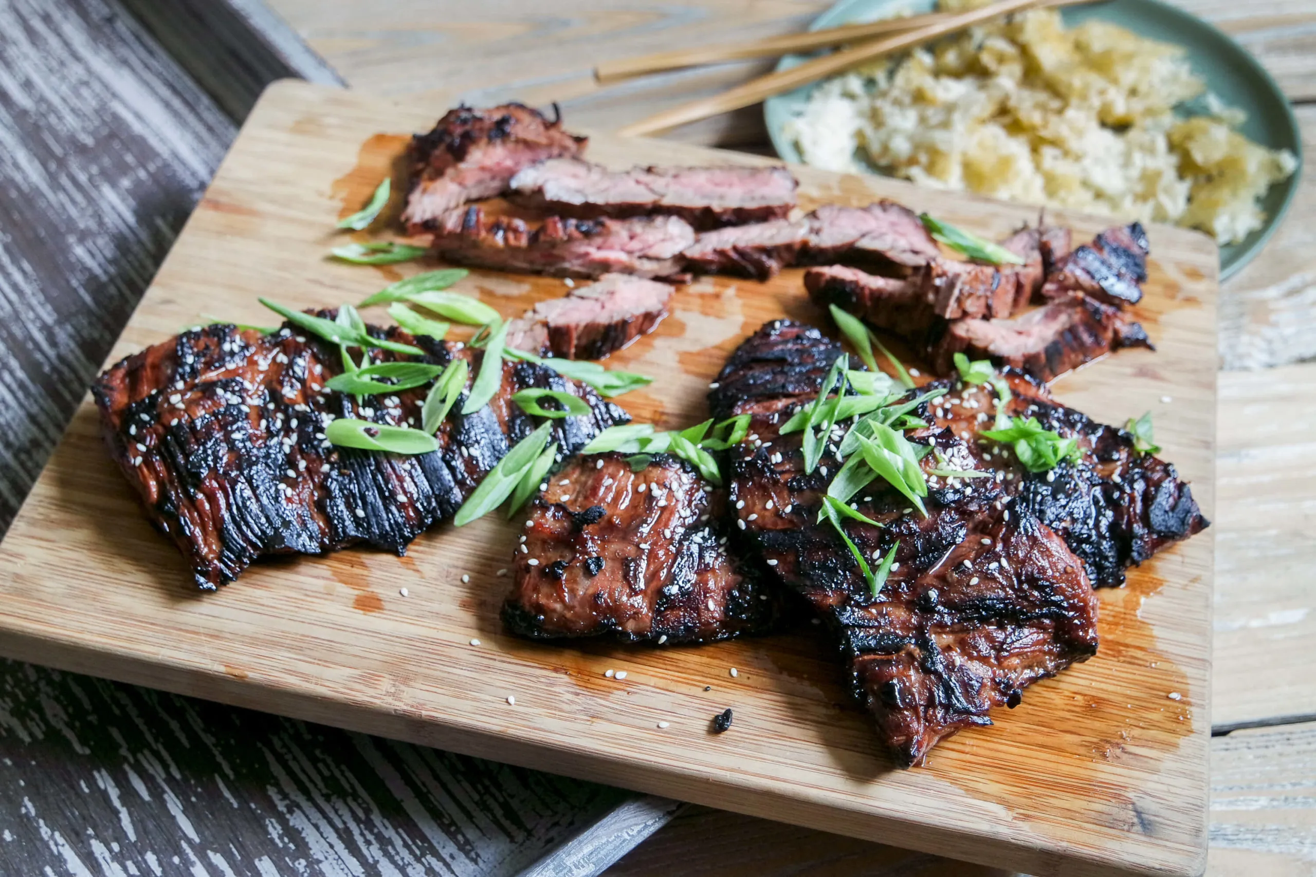 Korean Style Marinated Skirt Steak