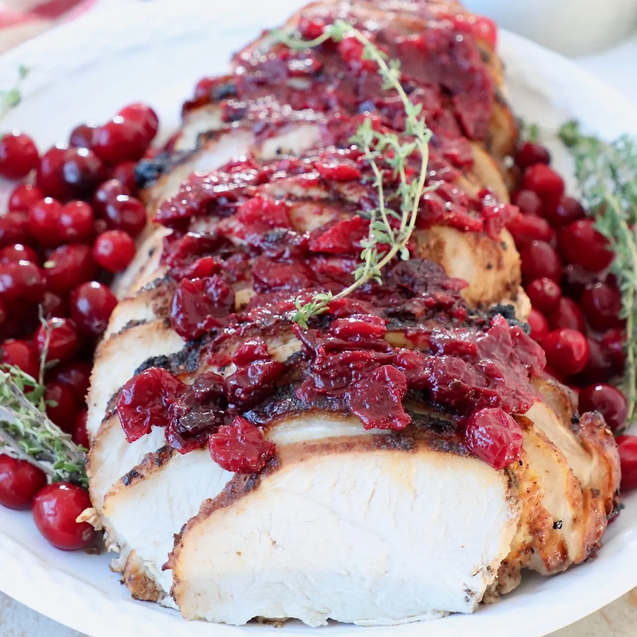 LDC Turkey Roast and Gravy with Cranberry Sauce