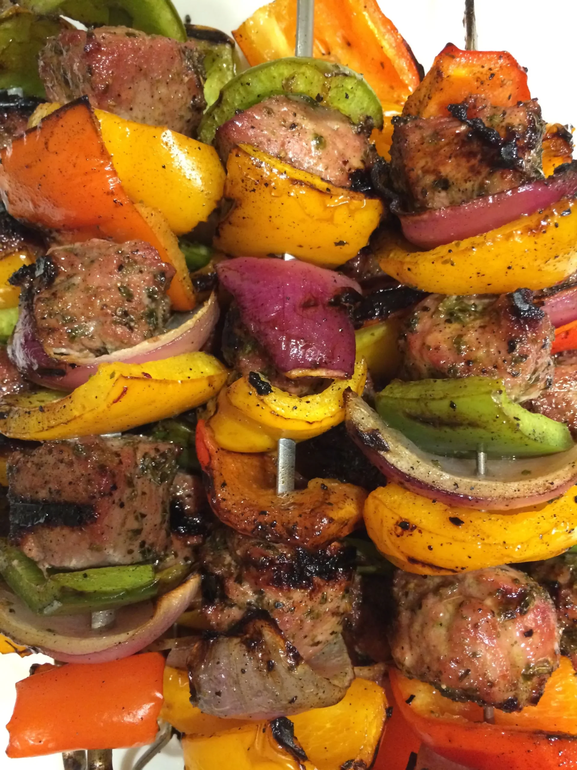 Lamb Tomato and Mint Kabobs