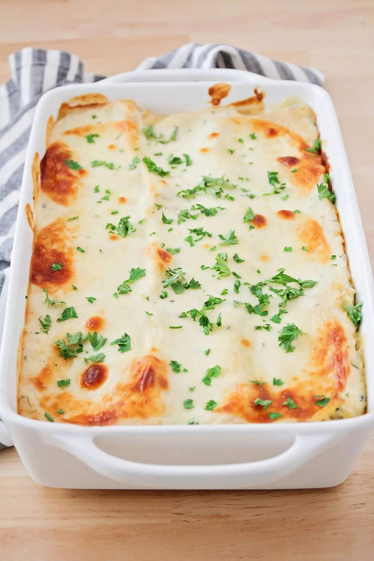 Lasagna with White Sauce