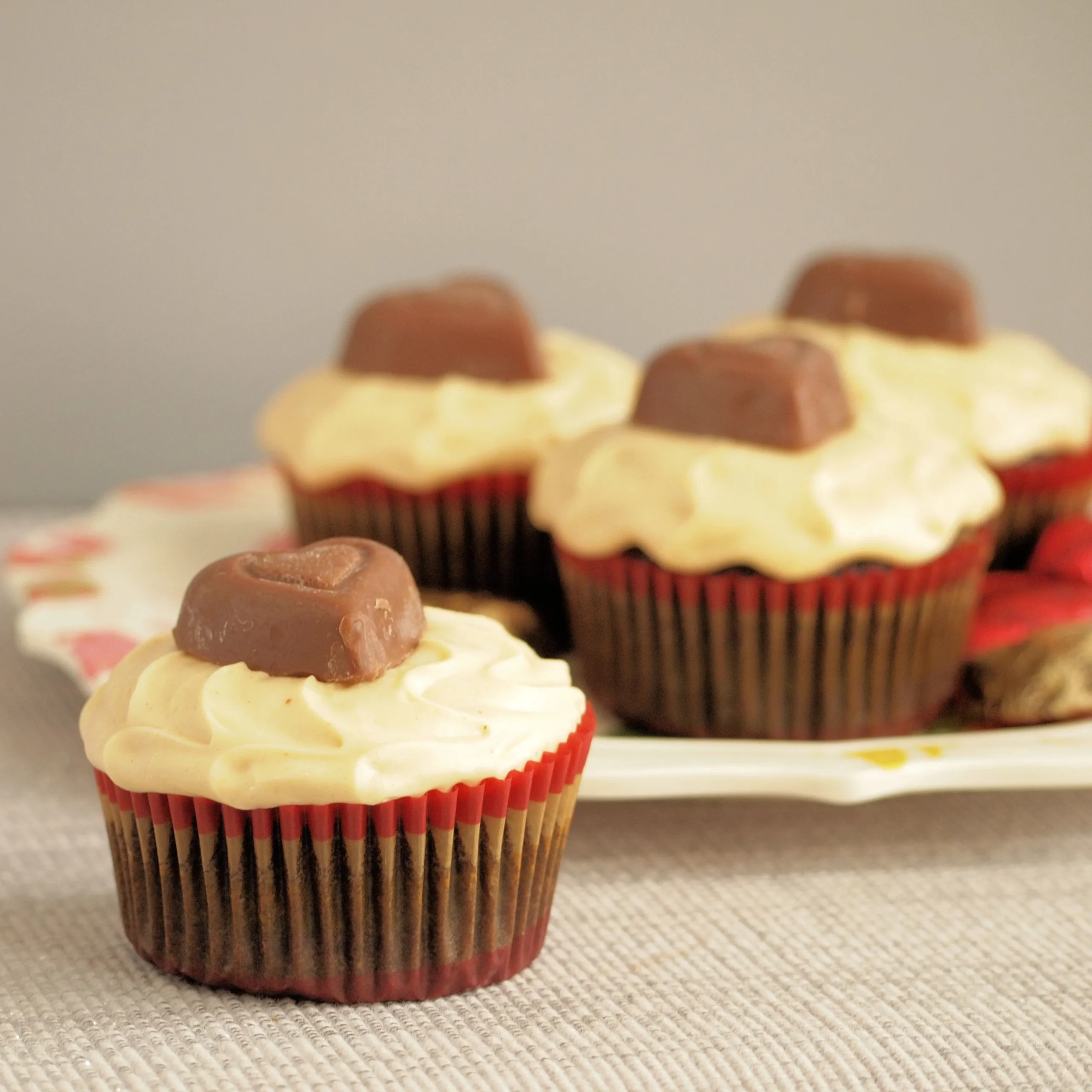 Late Night Snack Cinnamon Chocolate Cupcakes