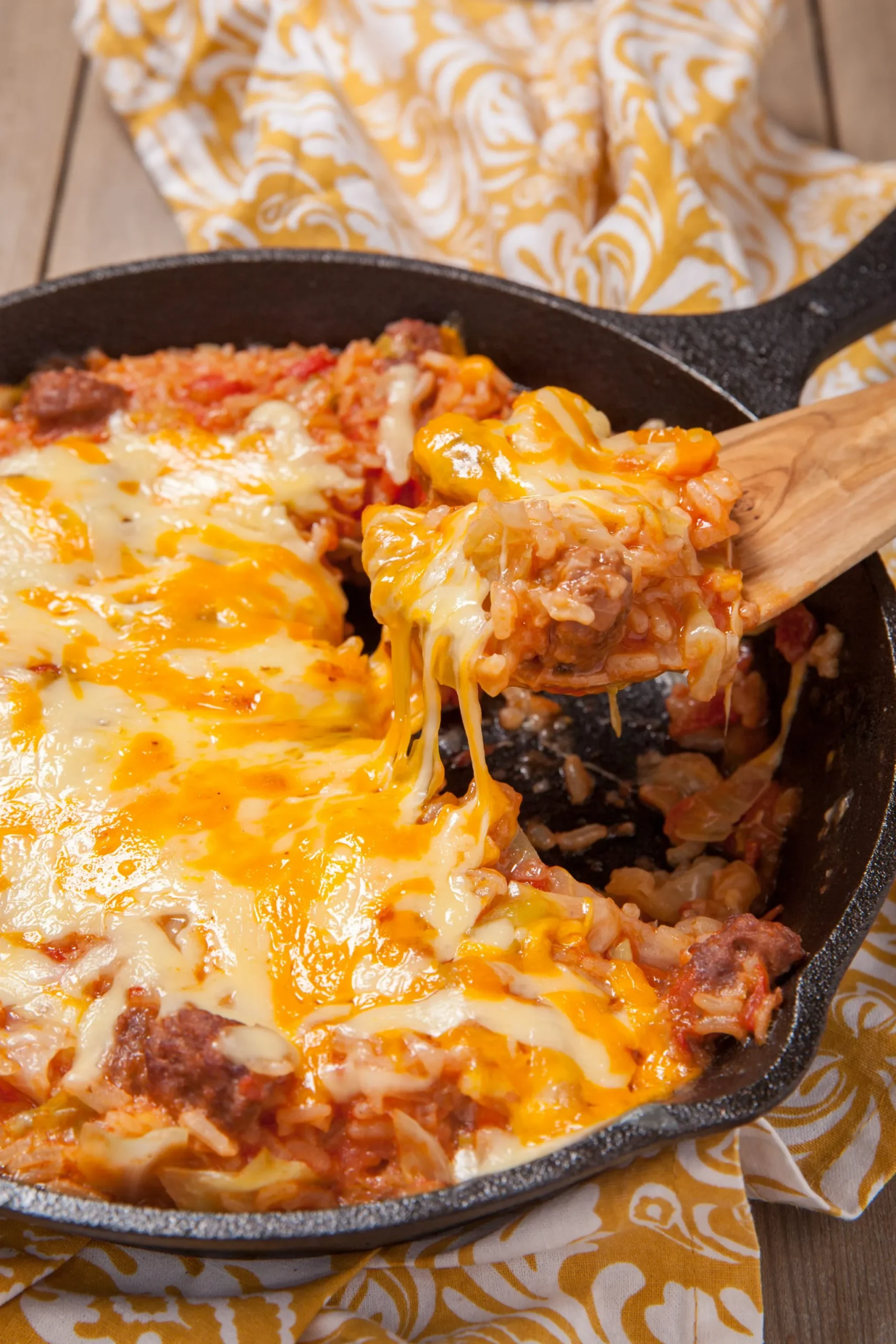 Layered Beef Cabbage Casserole