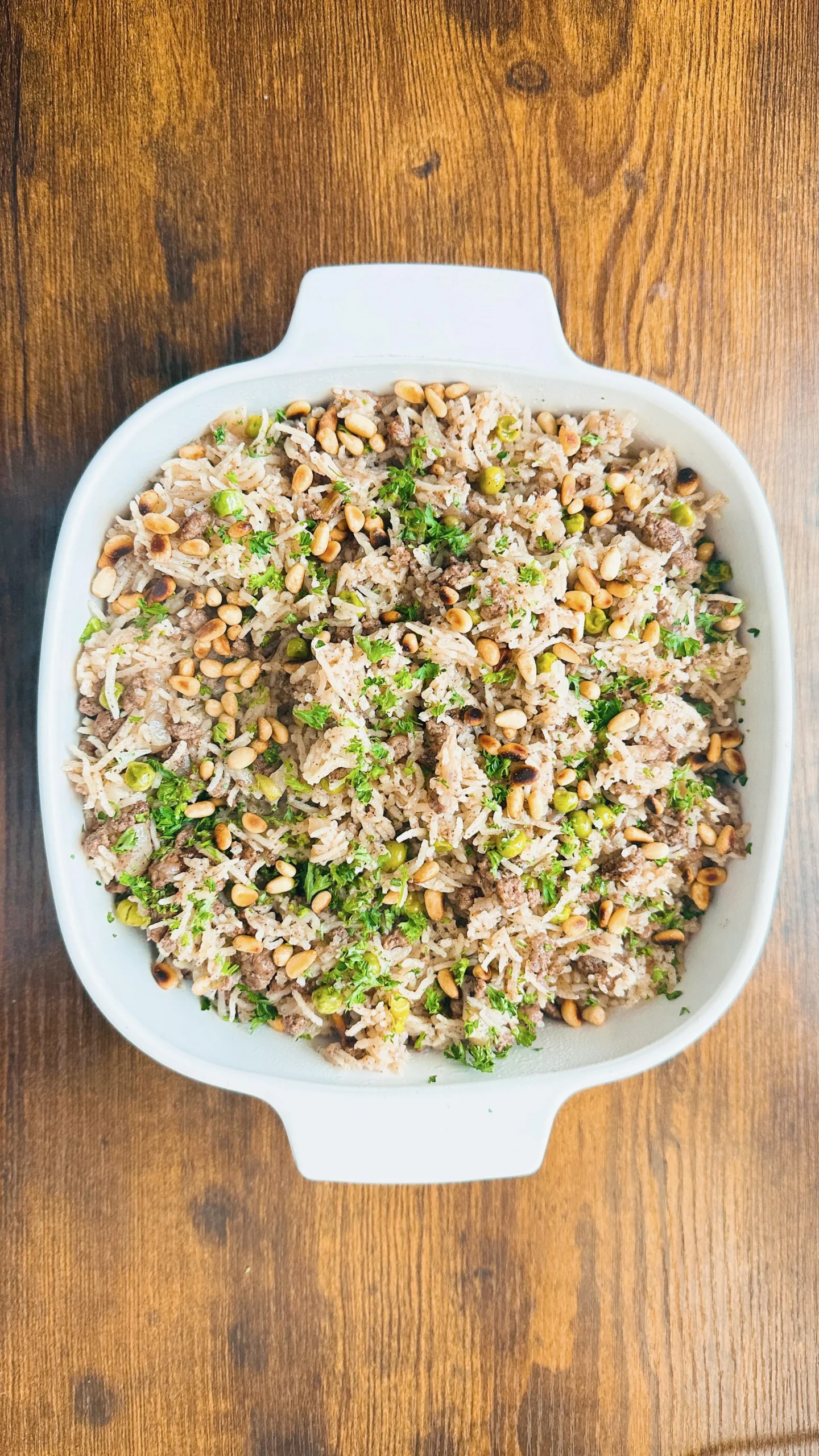 Lebanese Spiced Rice Hashweh