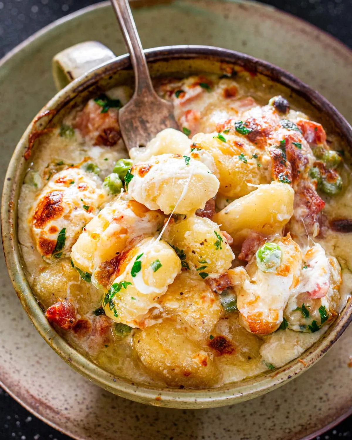 Leftover Ham and Gnocchi Skillet