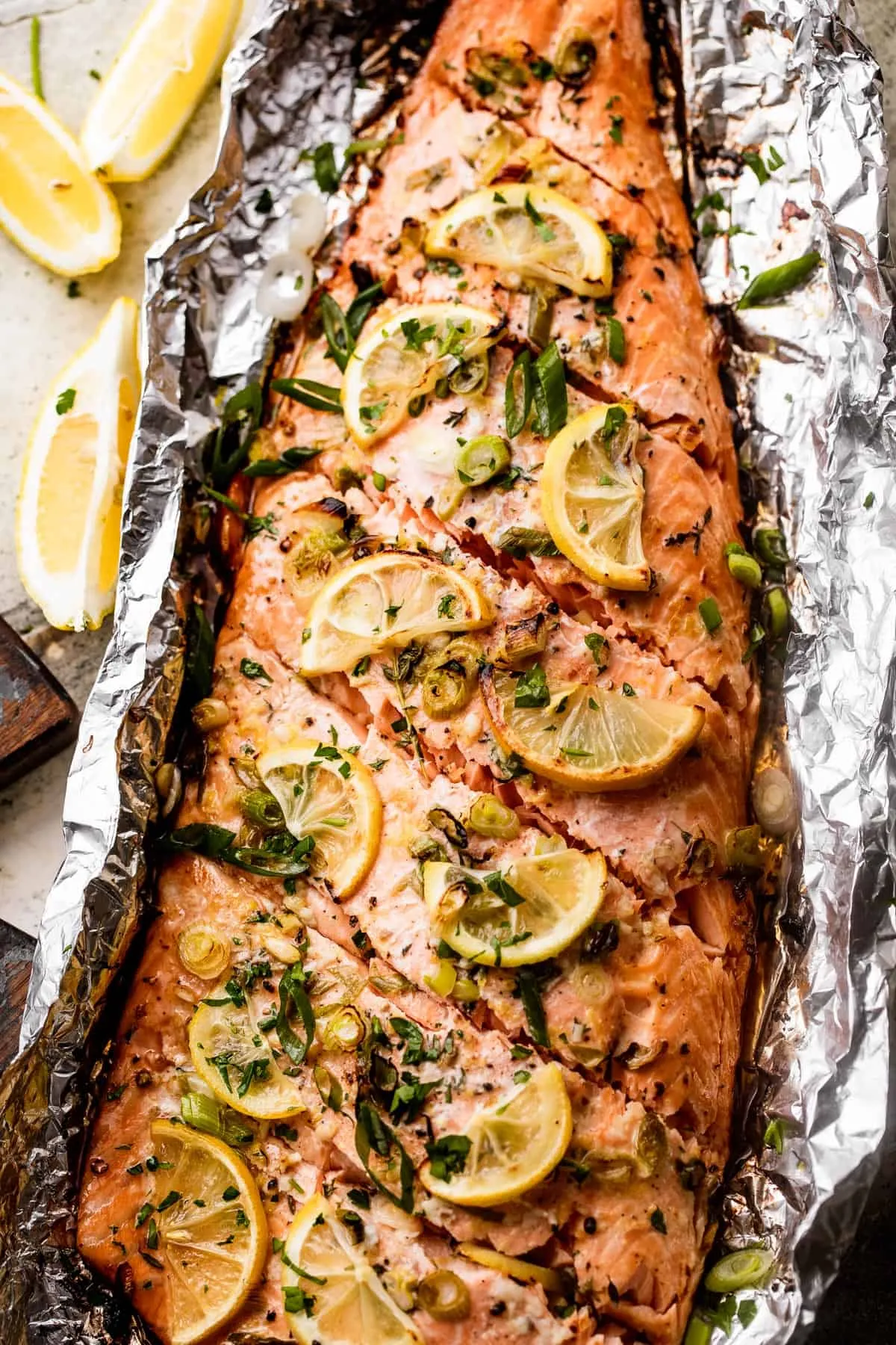 Lemon Butter Grilled Salmon