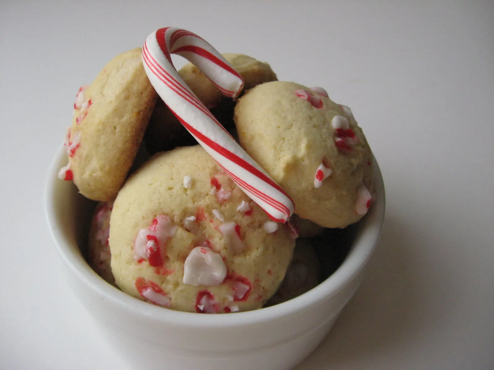 Lemon Candy Cane Cookies