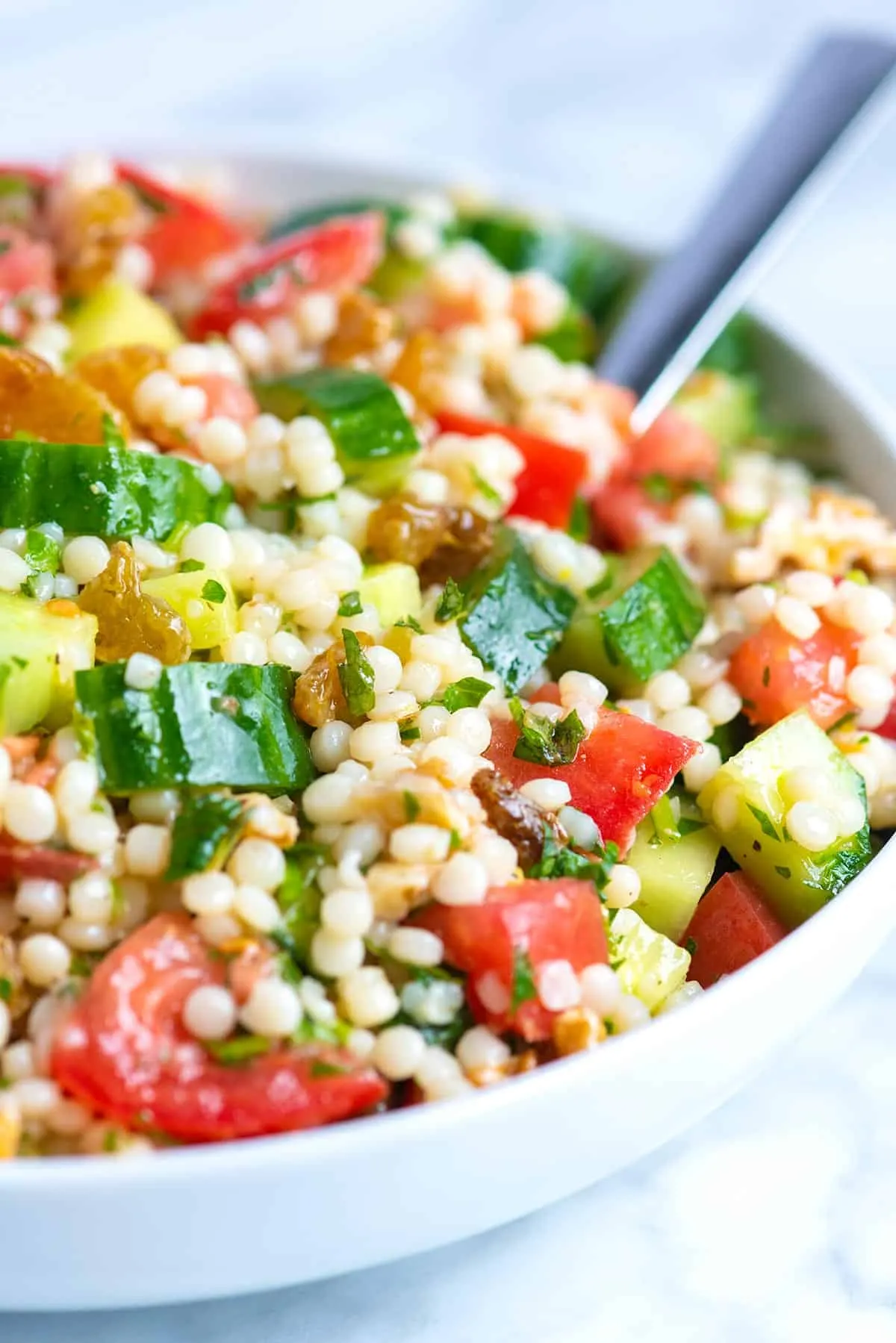 Lemon Cucumber Couscous Salad