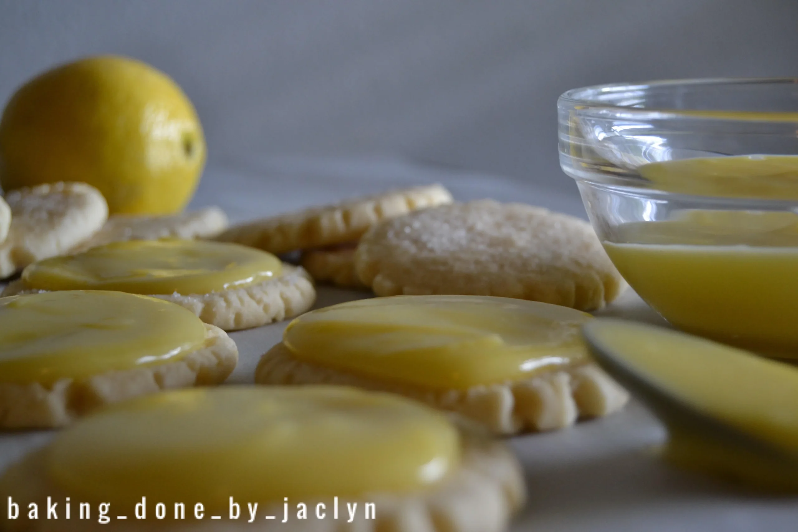 Lemon Curd Sugar Cookies