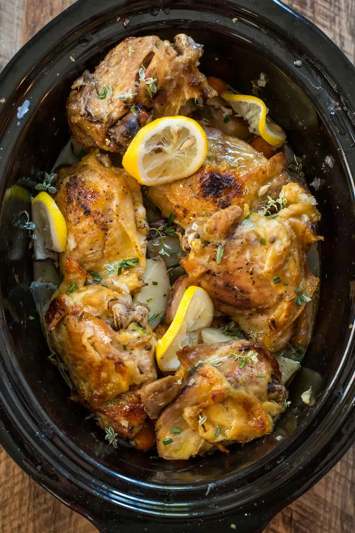 Lemon Garlic Chicken Instant Pot Crockpot