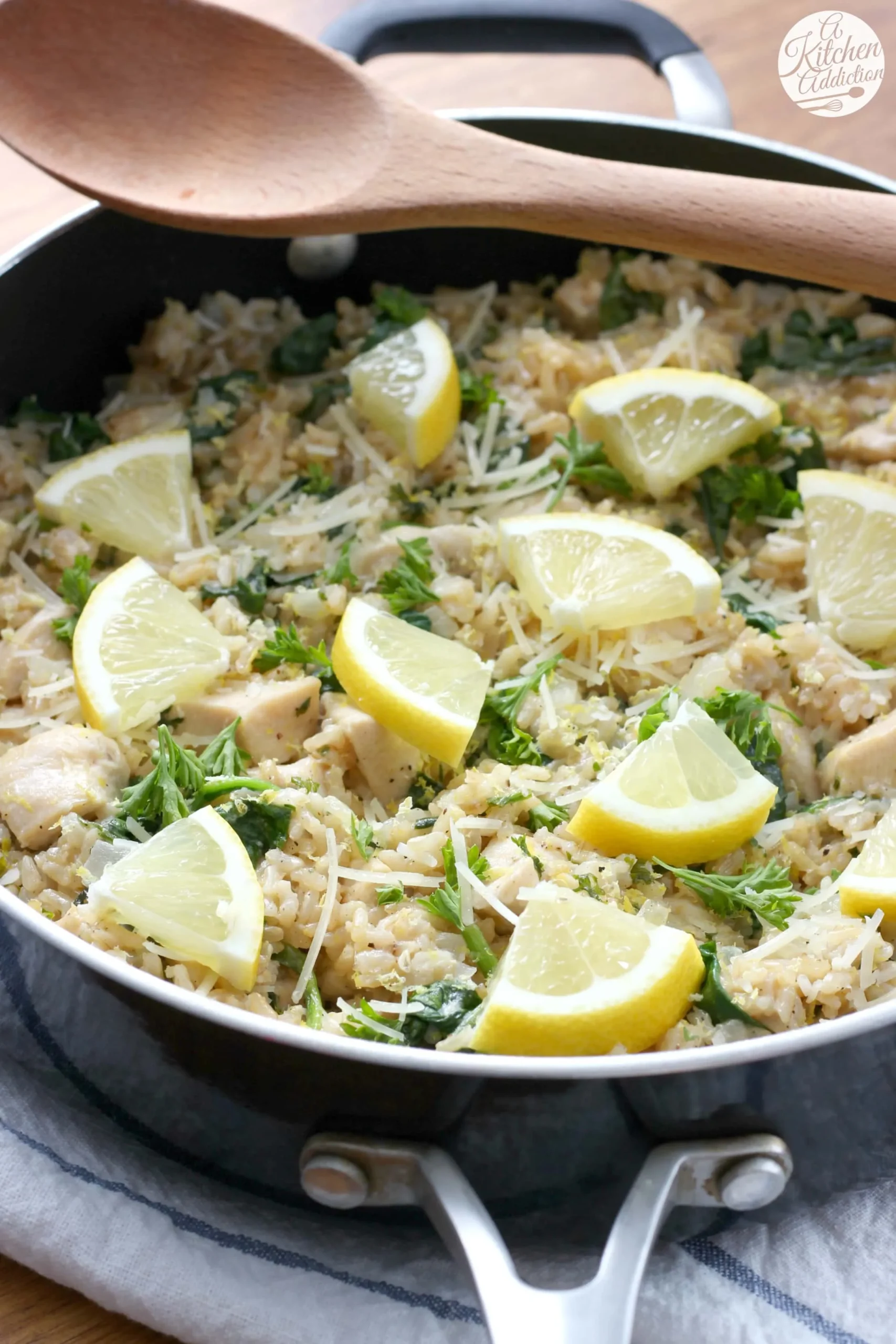 Lemon Garlic Parmesan Chicken Rice