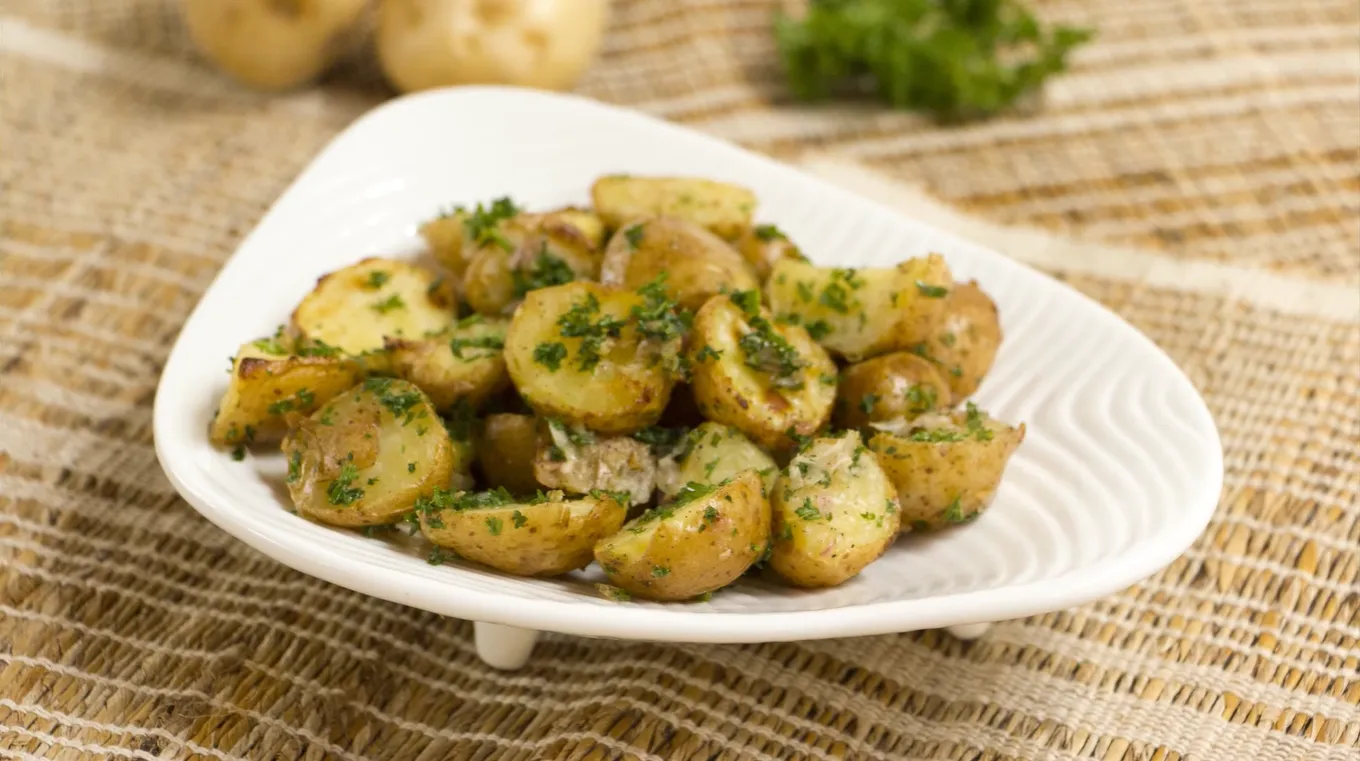 Lemon Parsley Potatoes in Foil