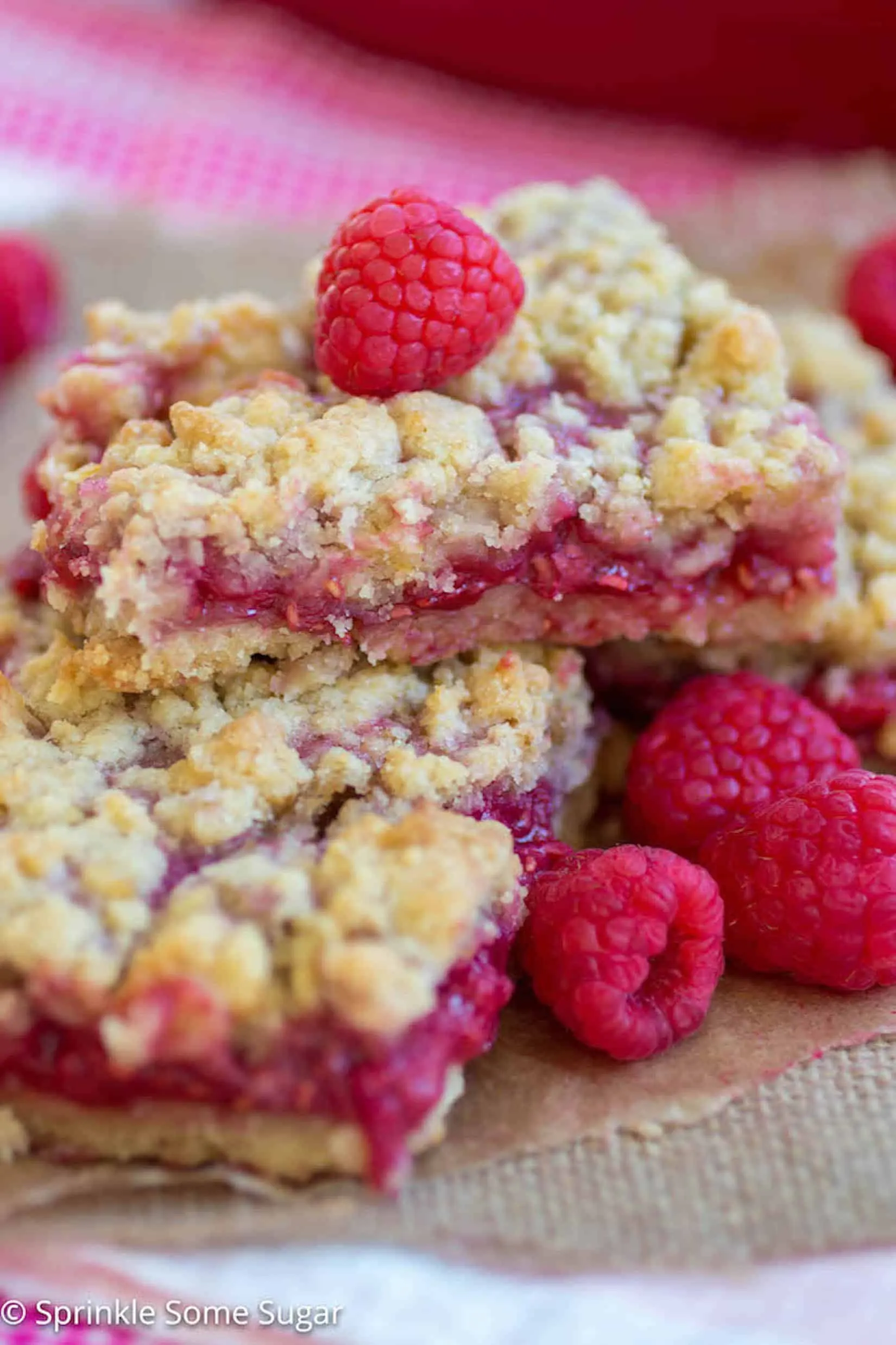 Lemon Raspberry Crumb Bars