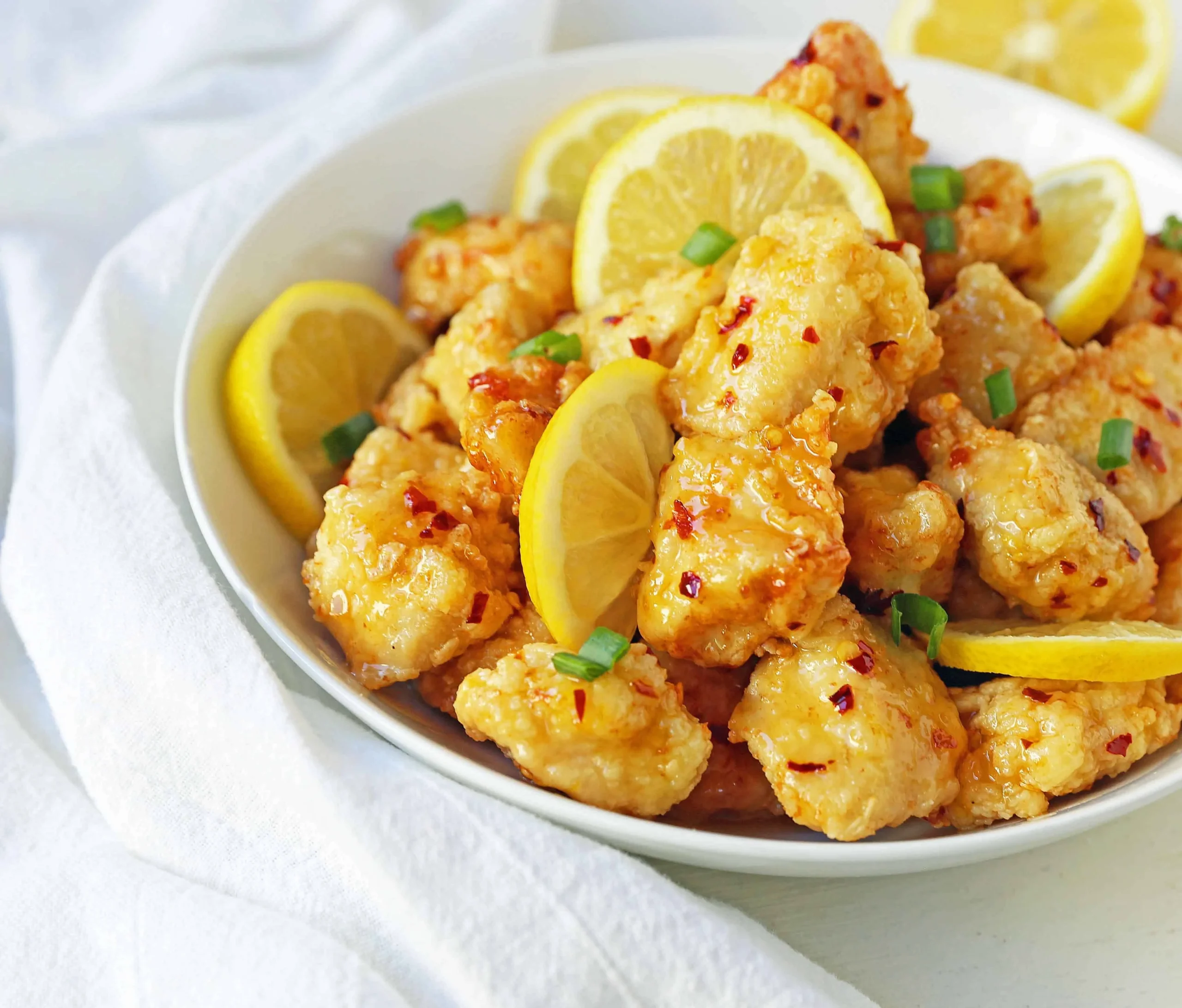 Lemon Sauced Crispy Chicken
