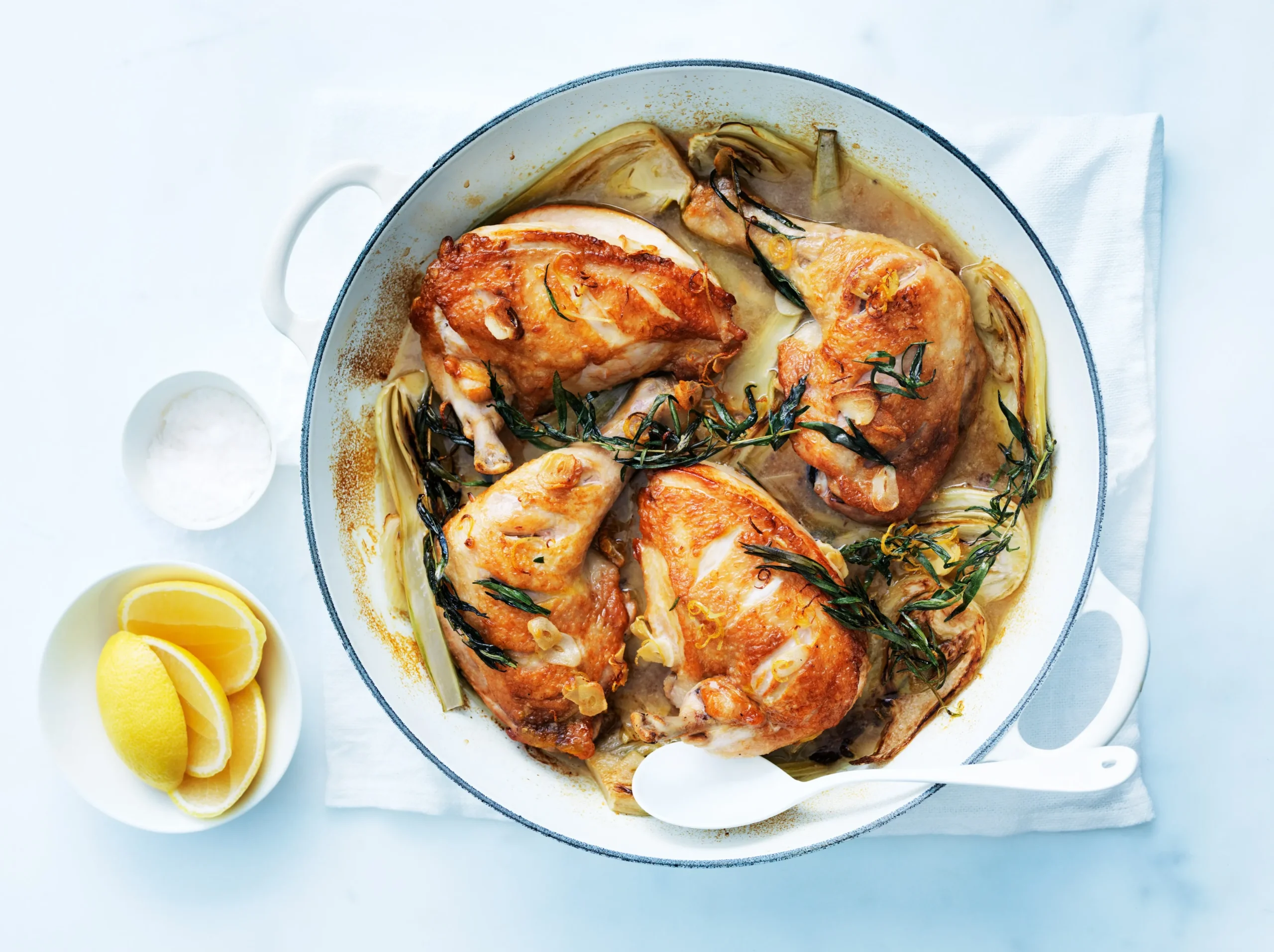 Lemon Tarragon Chicken with Asparagus
