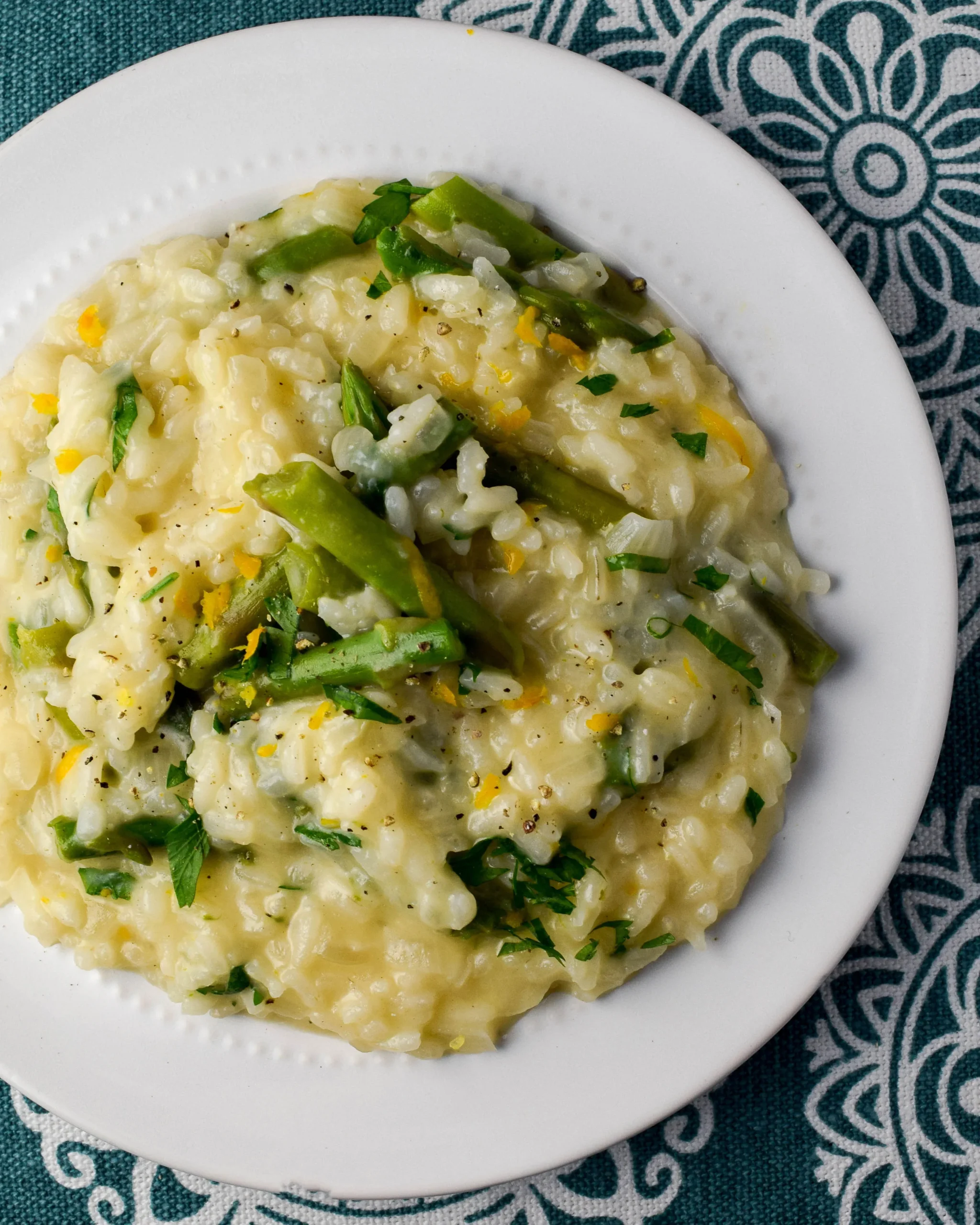 Lemon and Asparagus Risotto