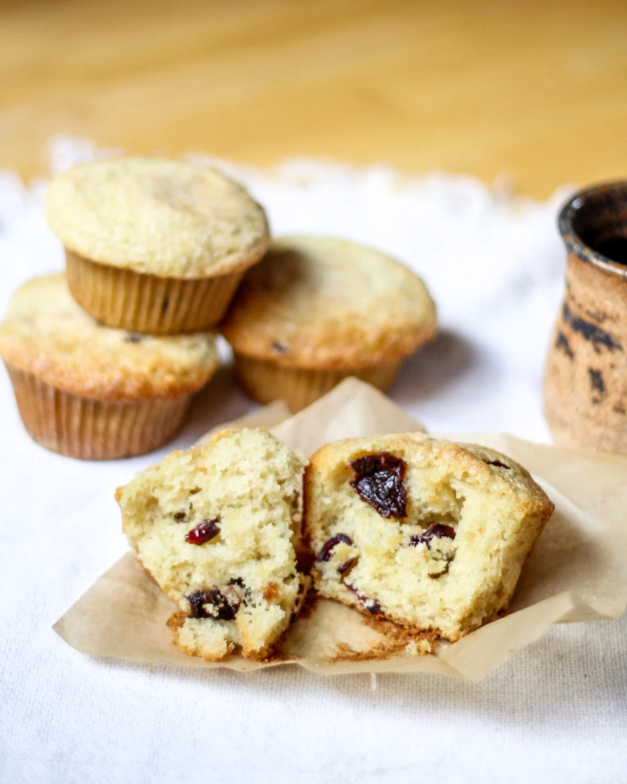 Lemon and Cherry Muffins