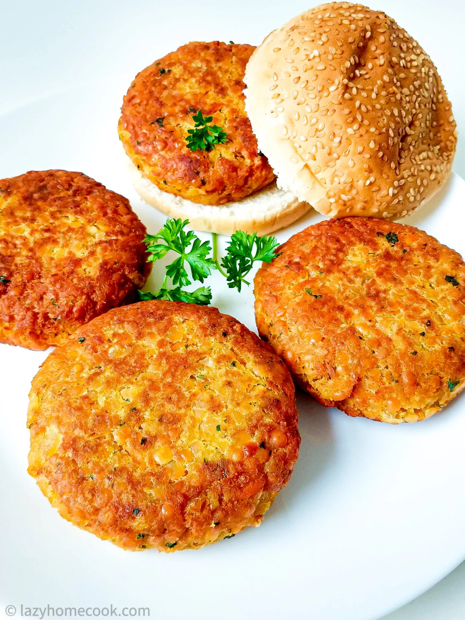 Lentil Burgers Make Ahead and Freeze