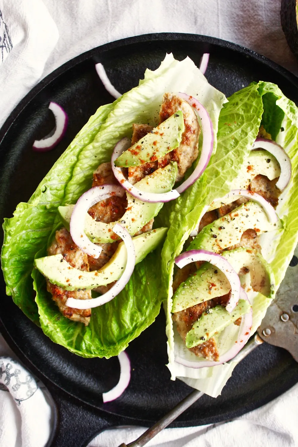 Lettuce Wrapped Teriyaki Turkey Burgers
