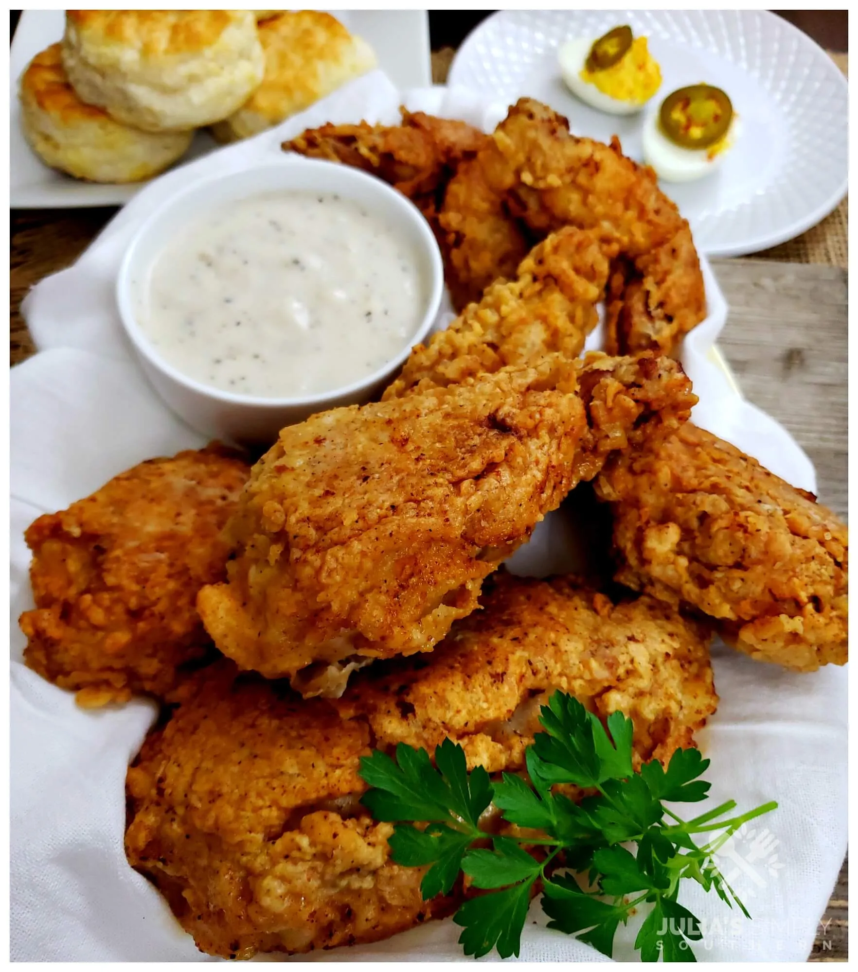 Lew's Southern Fried Chicken and Gravy