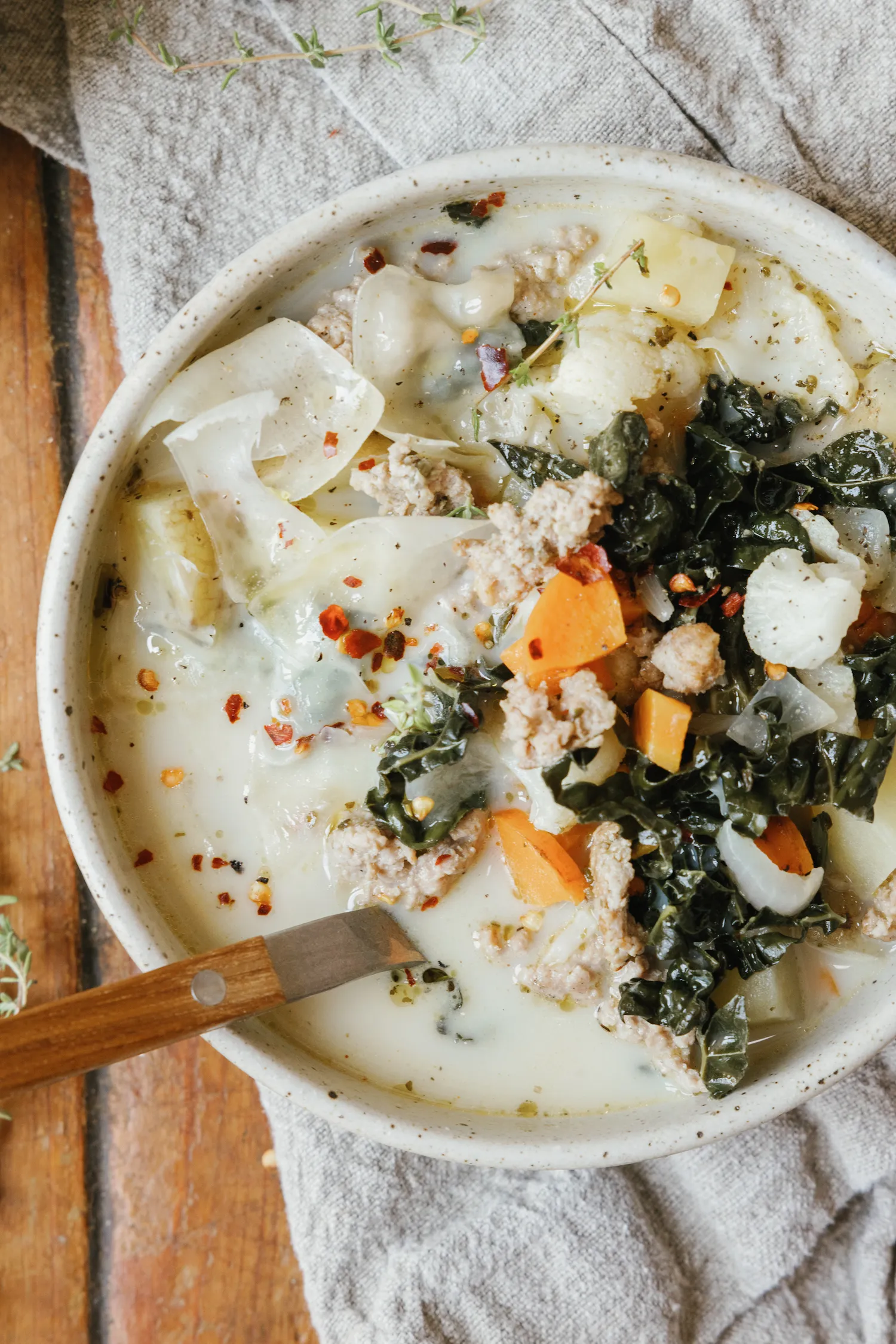 Lightened Up Zuppa Toscana