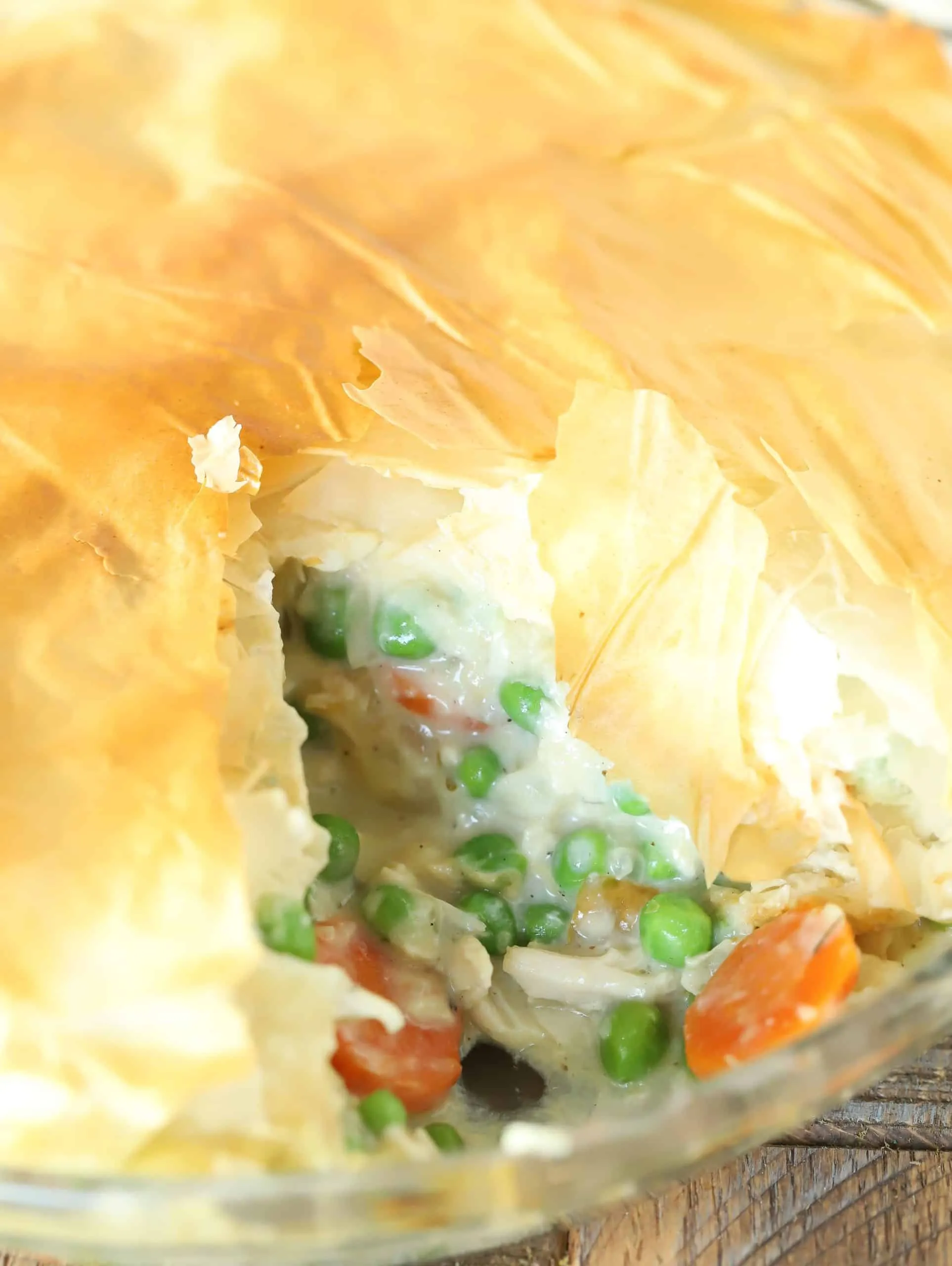 Lighter Chicken Pot Pie