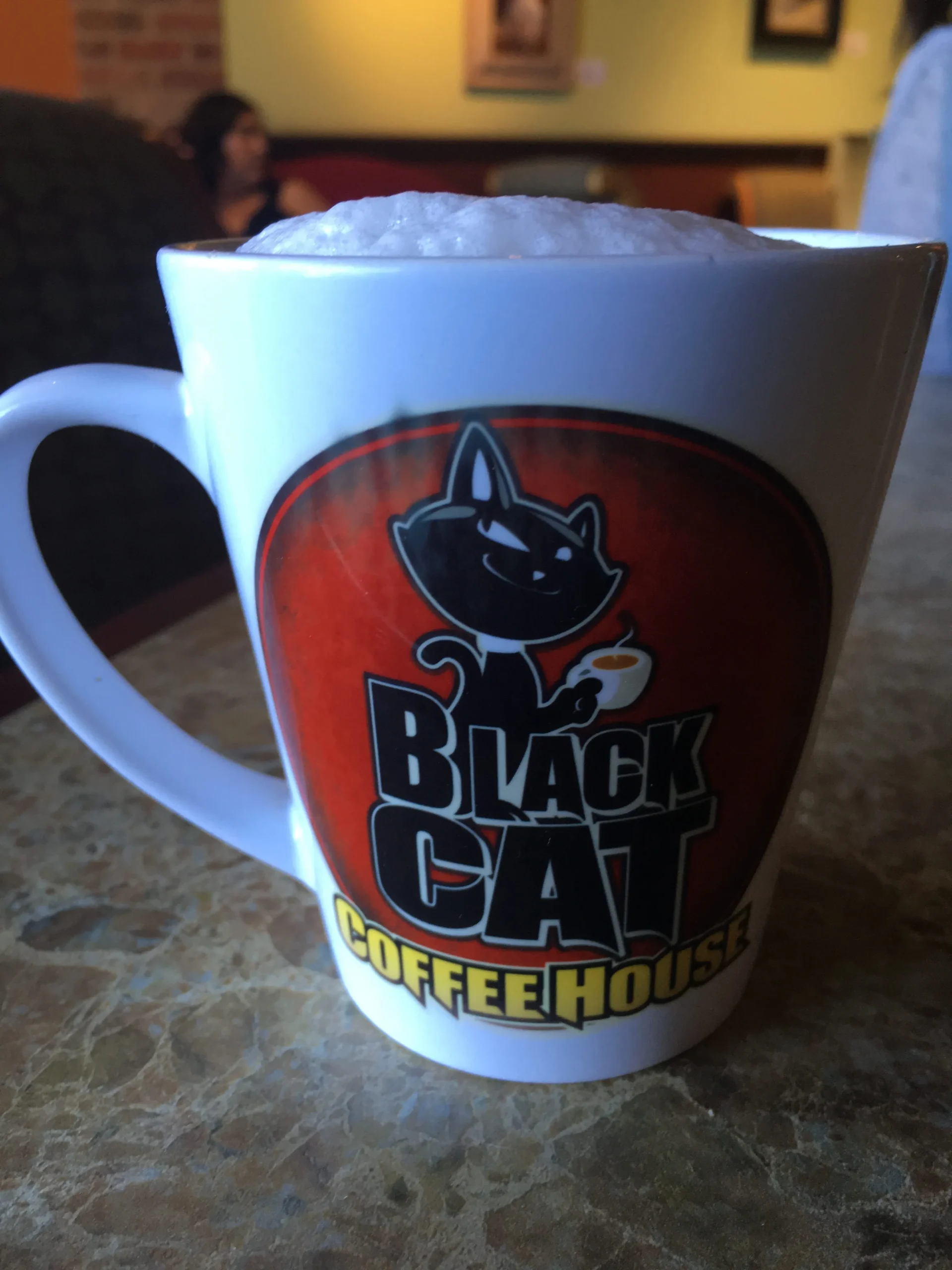 Lil Black Cat Cappuccino