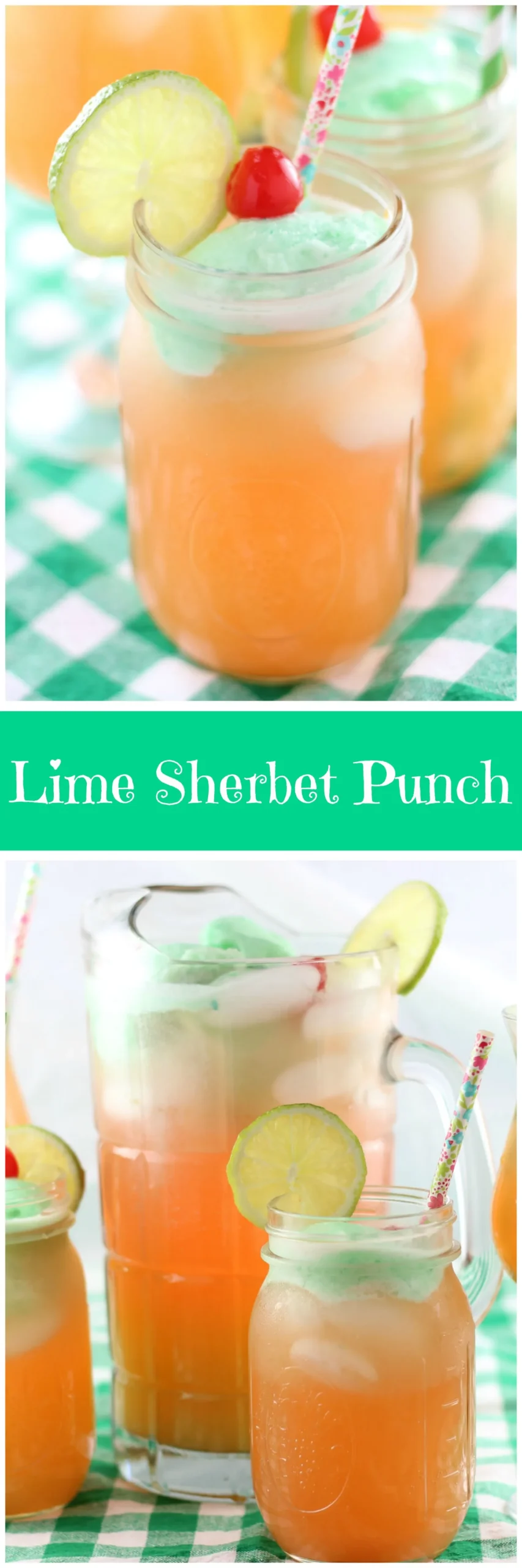 Lime Frosted Party Punch