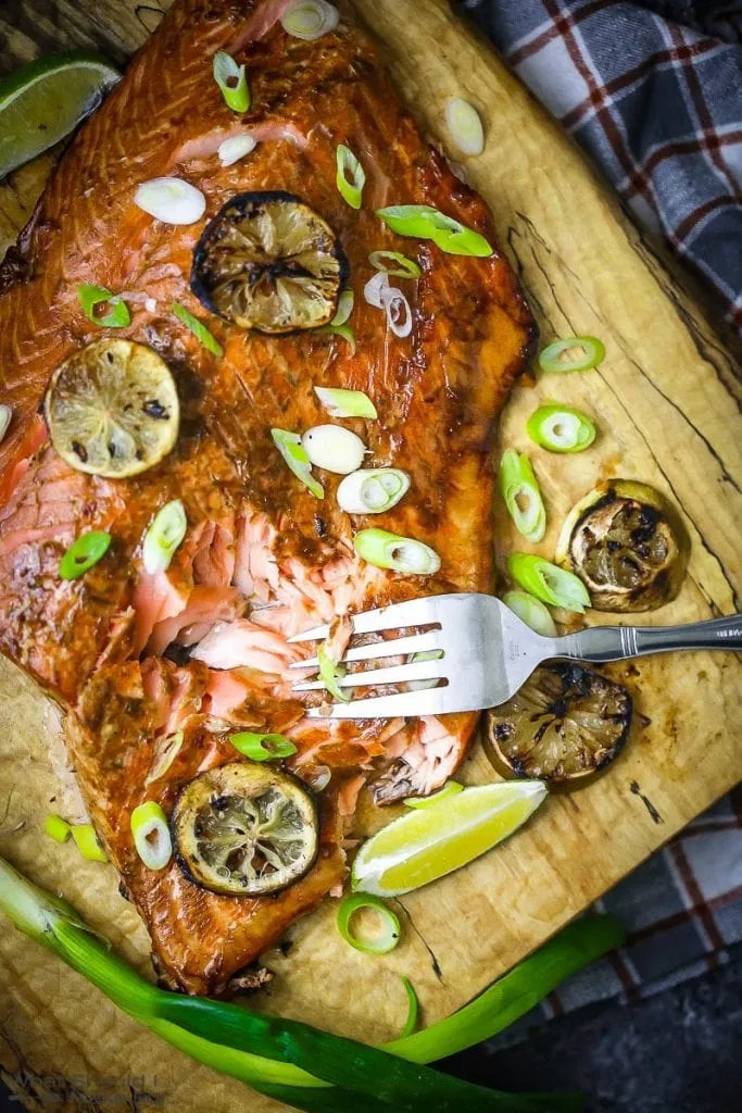 Lime Soy Broiled Salmon