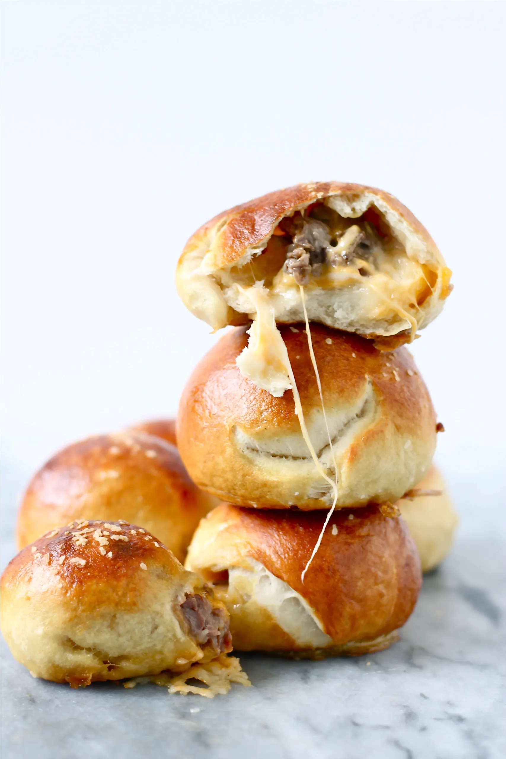 Little Meat Cheese and Pretzel Bites