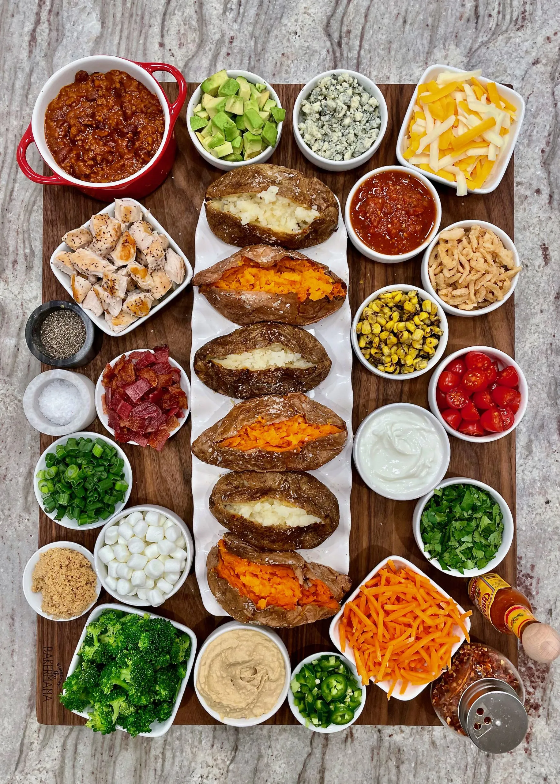 Loaded Baked Potato Toppings