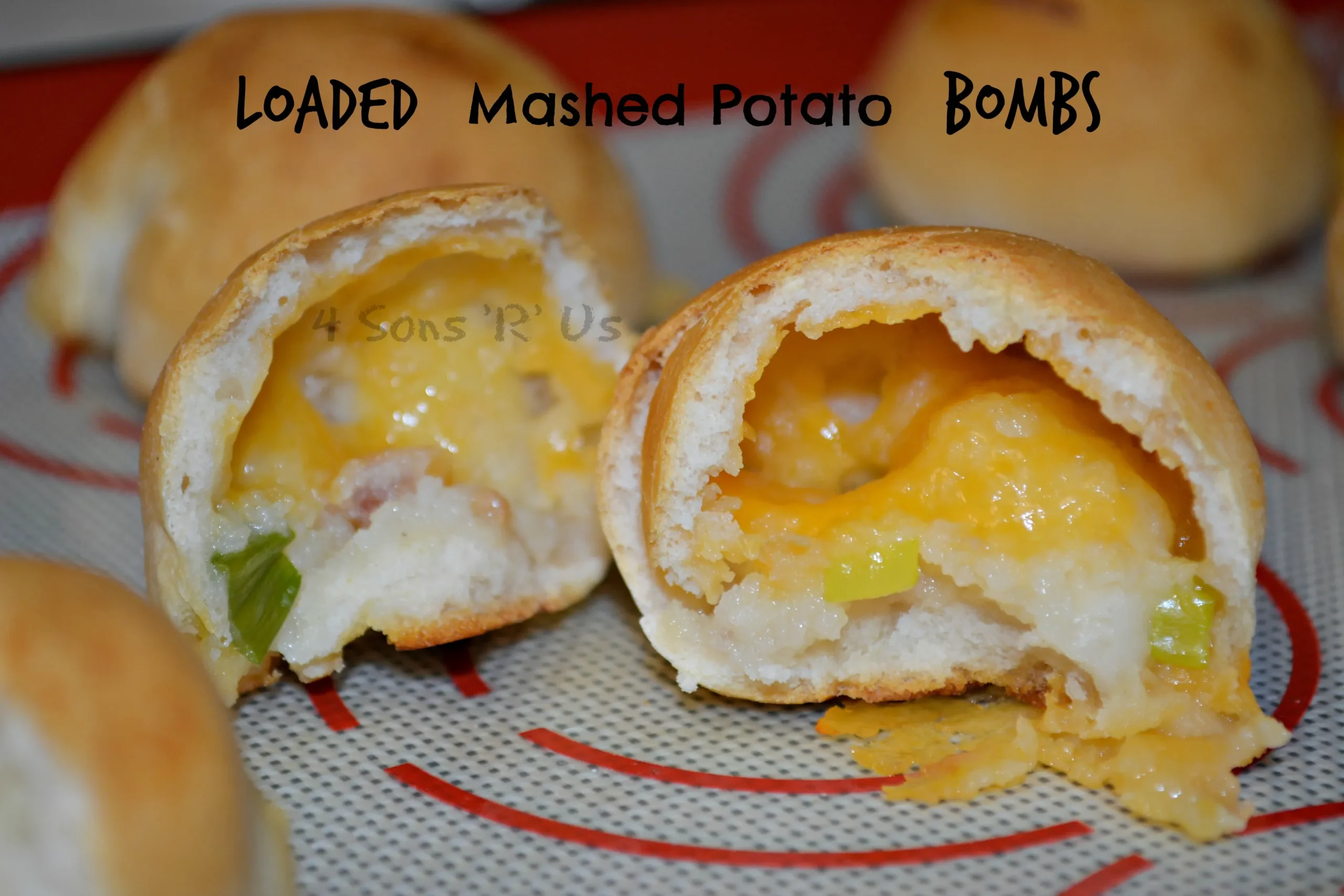 Loaded Mashed Potato Bombs