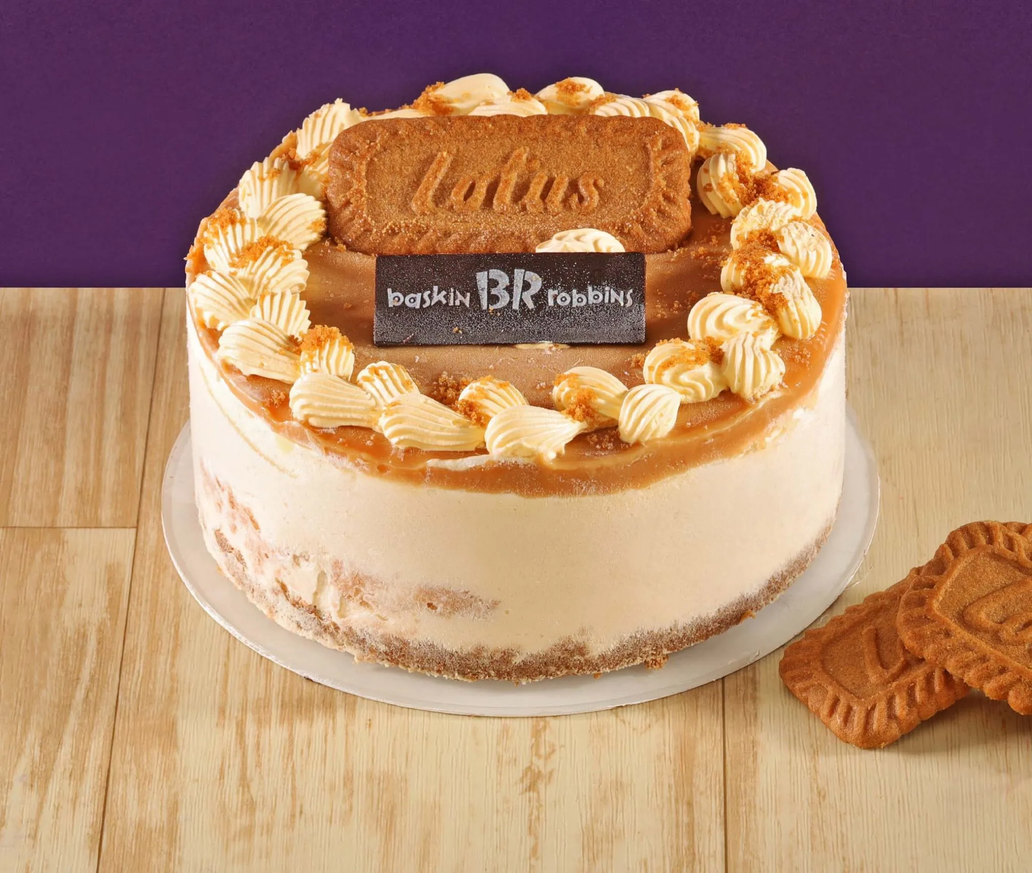 Lotus Biscoff Ice Cream Cake