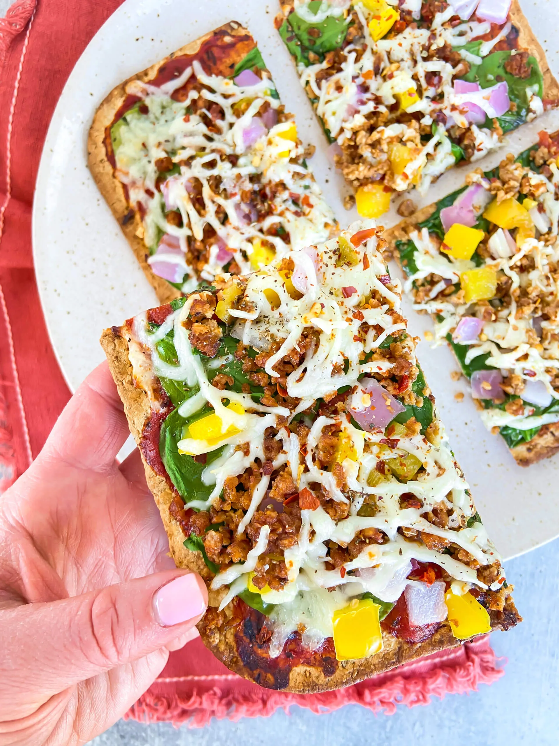 Low Calorie Flatbread Pizzas
