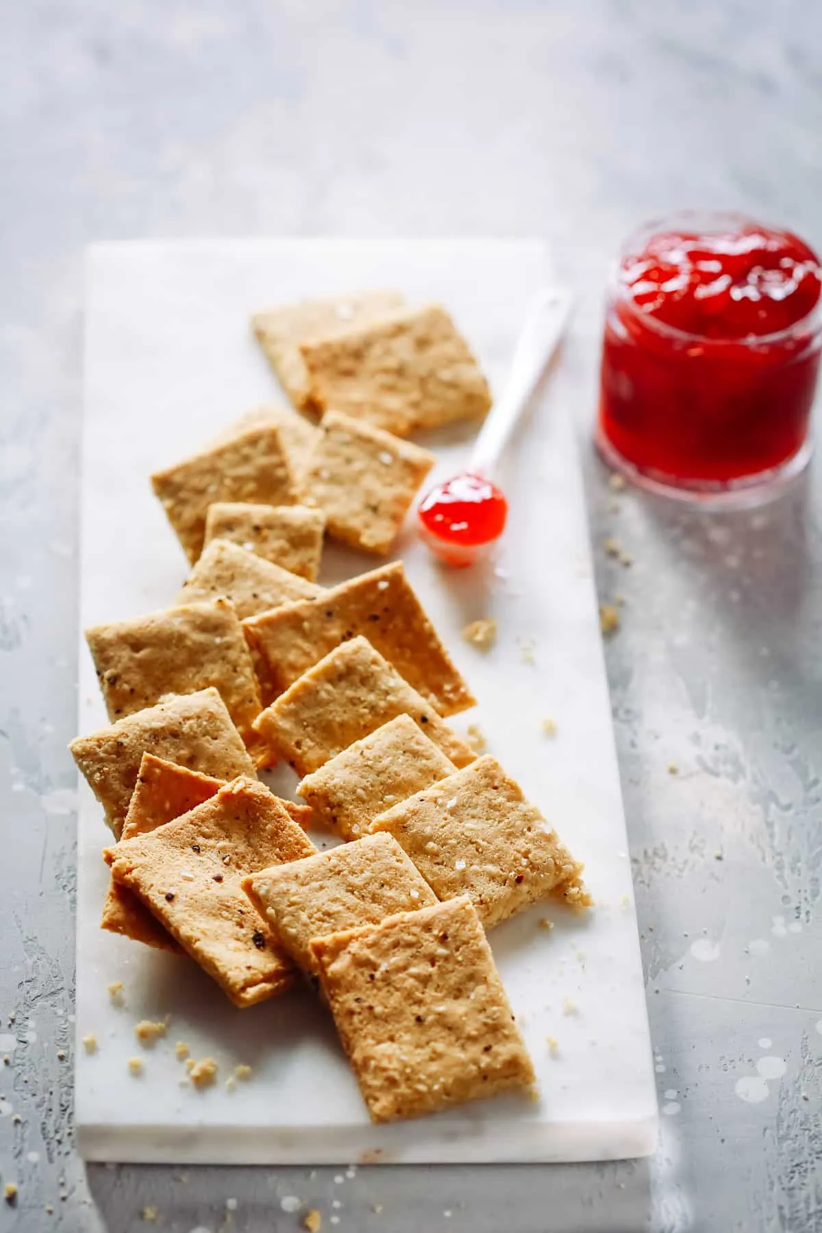 Low Carb Almond Flour Crackers