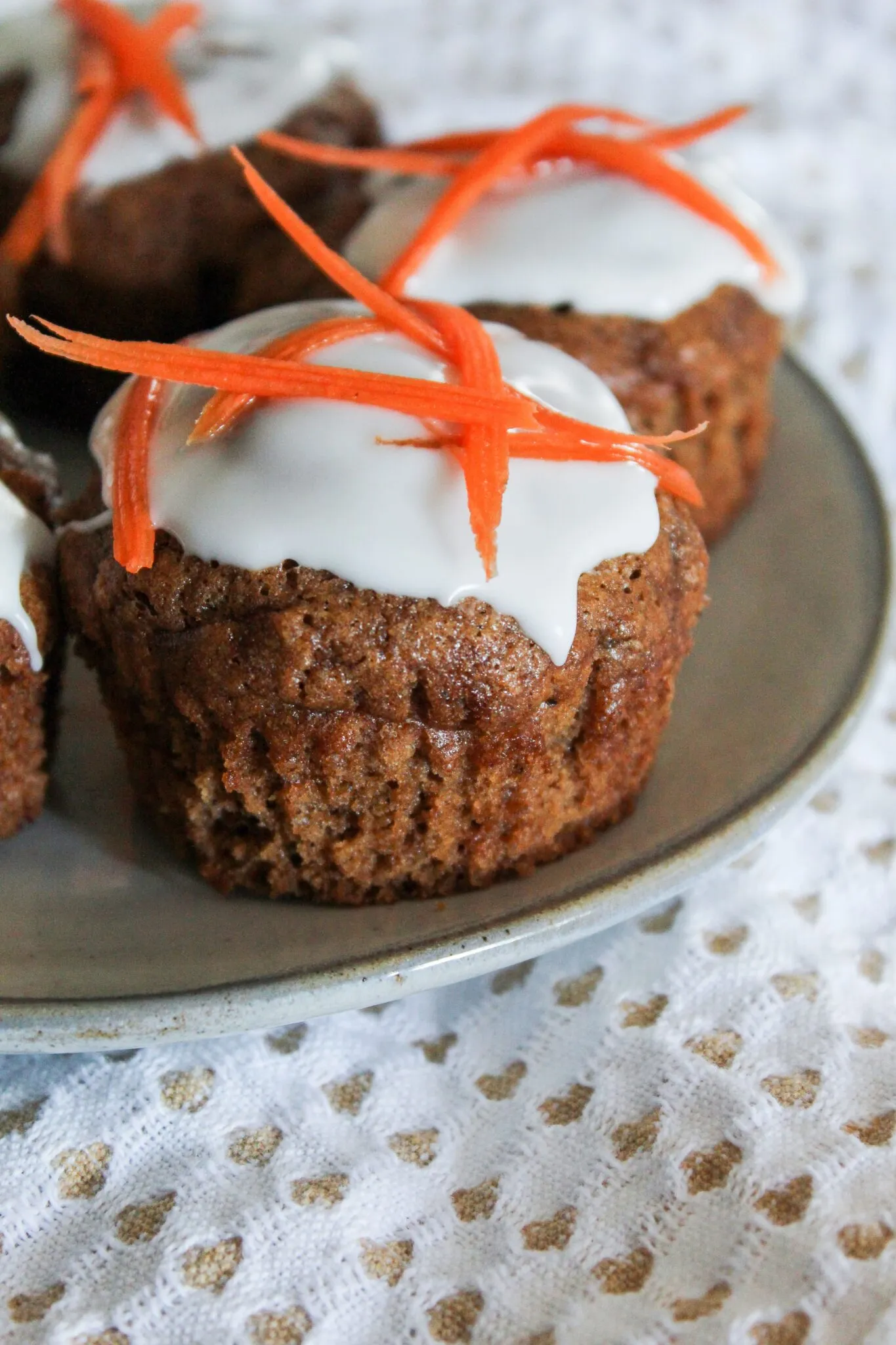 Low Carb Carrot Cake Muffins