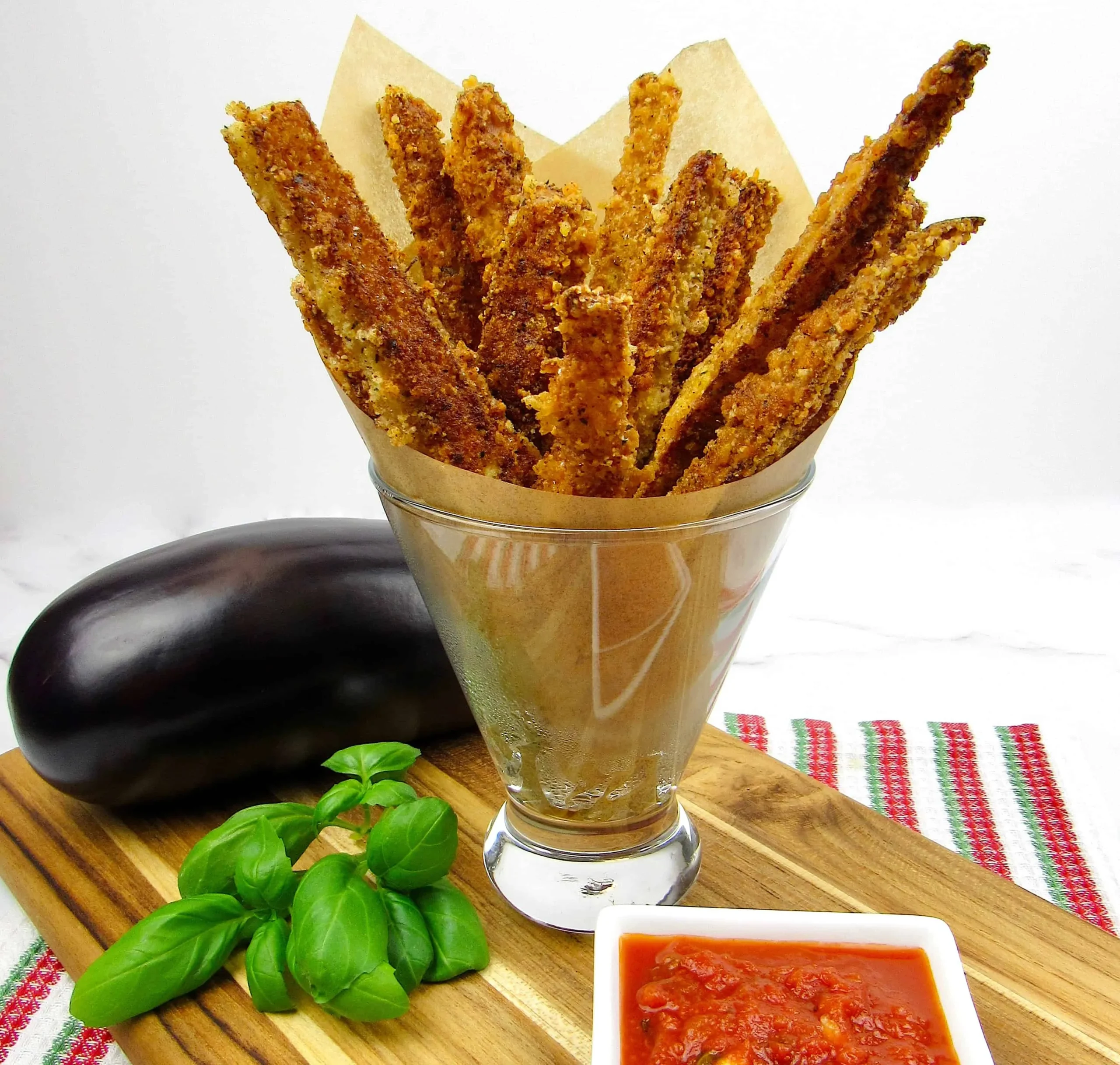 Low Carb Eggplant Fries
