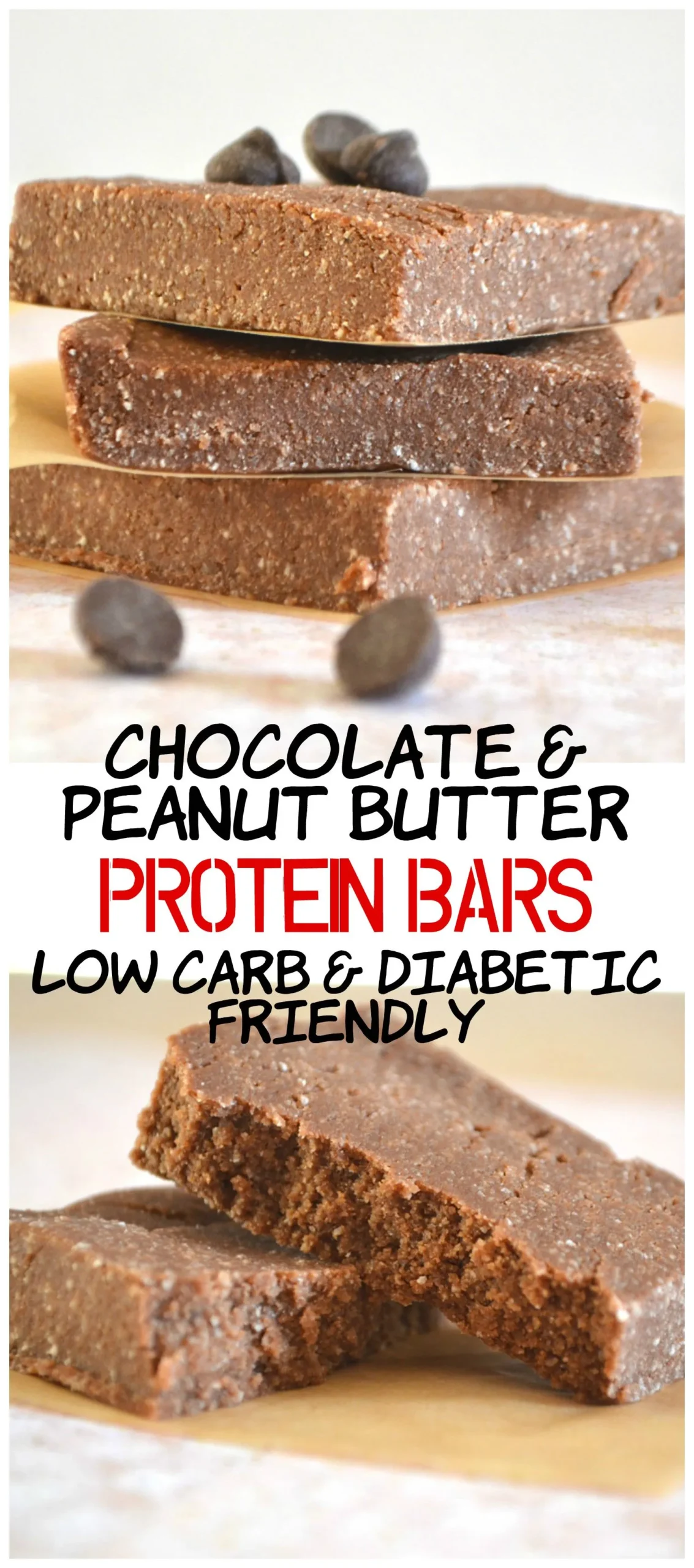 Low Carb Peanut Butter Cream Cheese Protein Bars