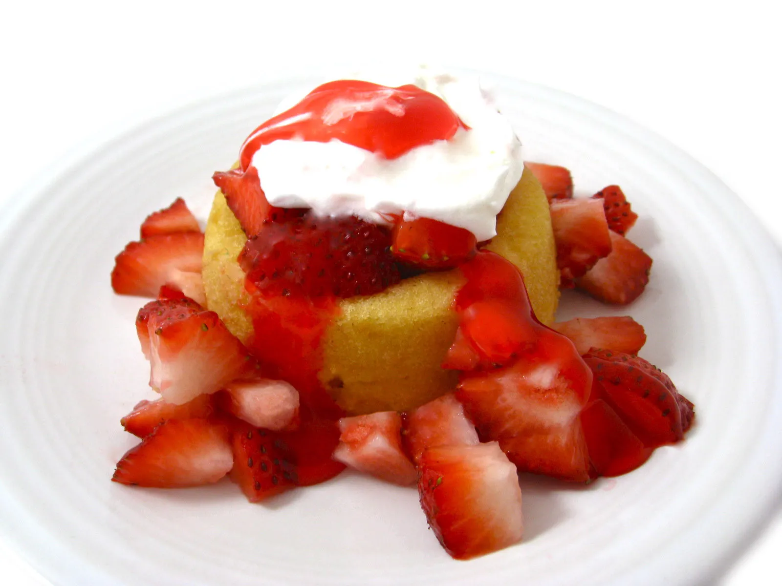 Low Fat Strawberry Shortcake