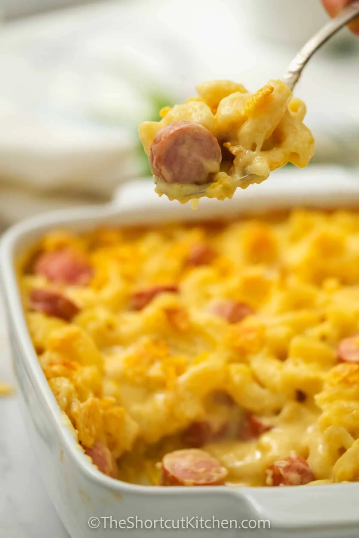 Macaroni and Hot Dog Casserole