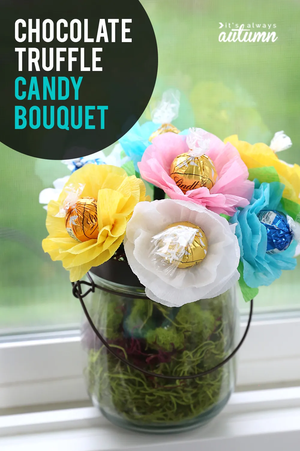 Make Chocolate Truffle Candy Bouquet