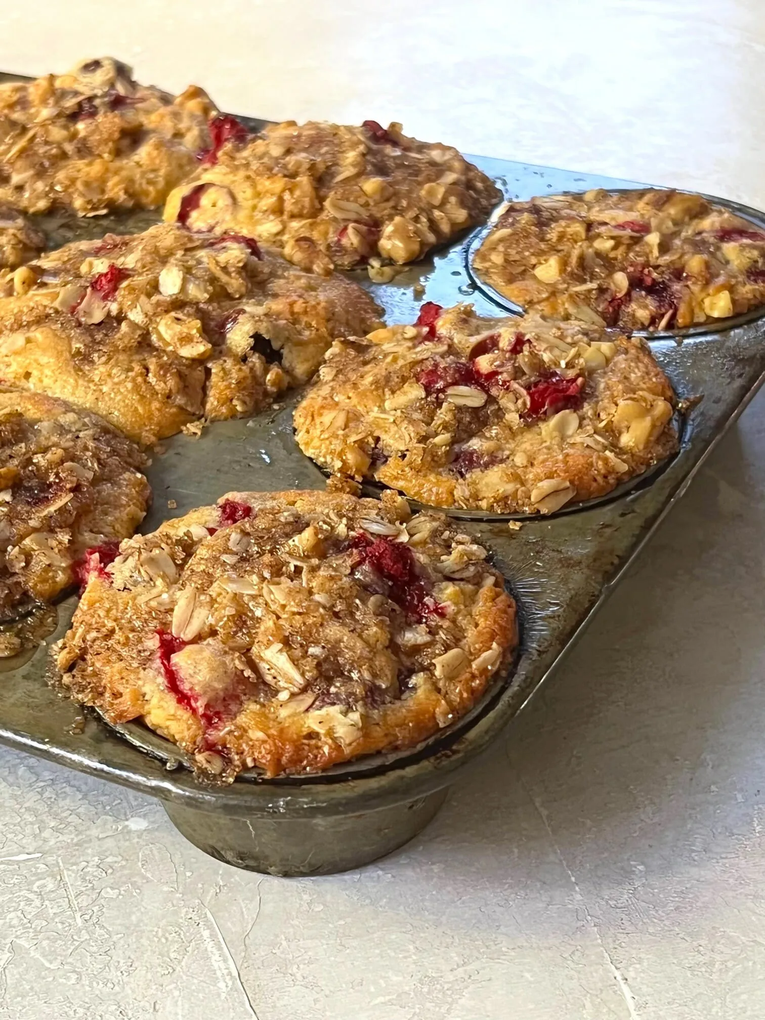 Making Memories and Tender Cranberry Streusel Muffins