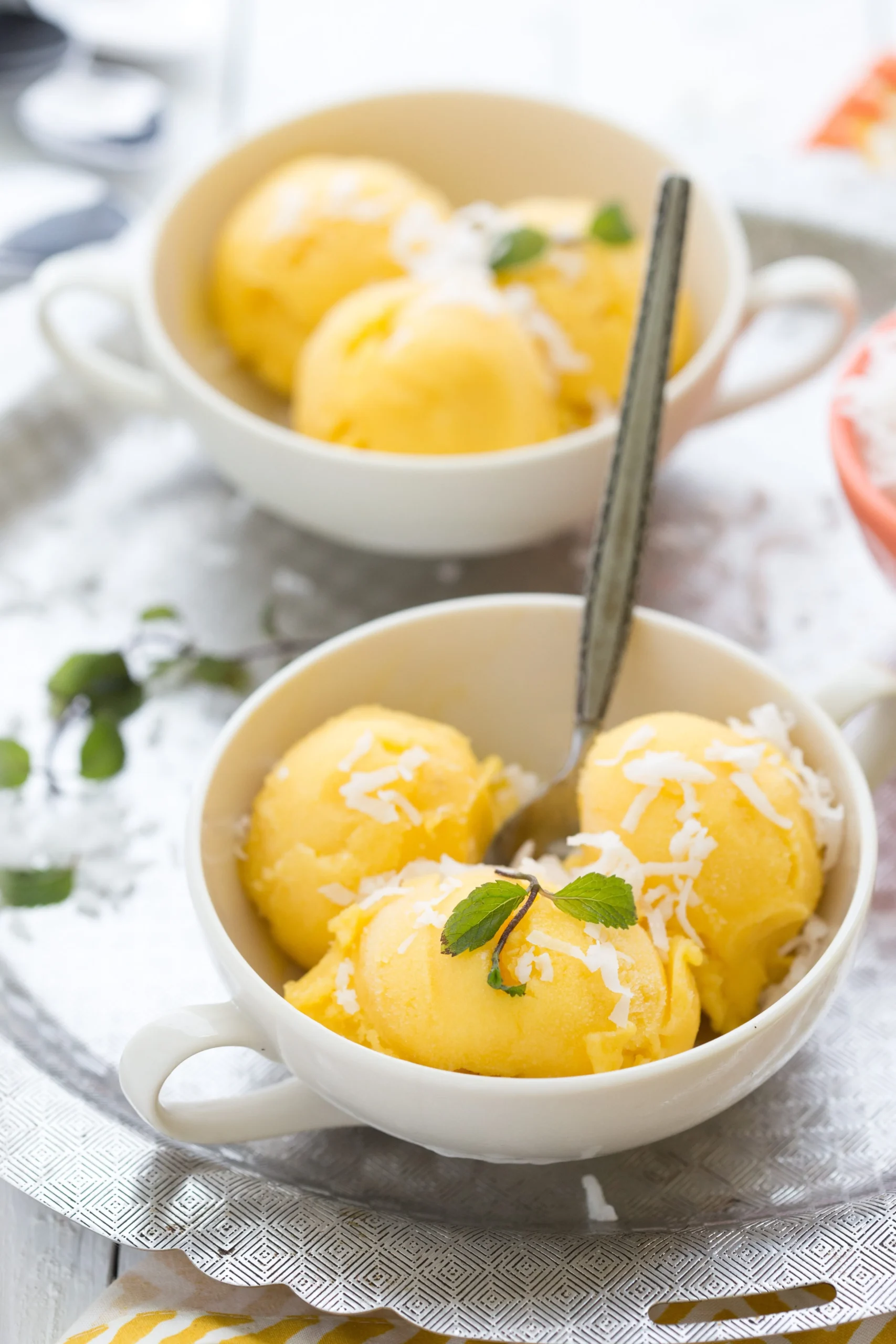 Mango Coconut Sorbet