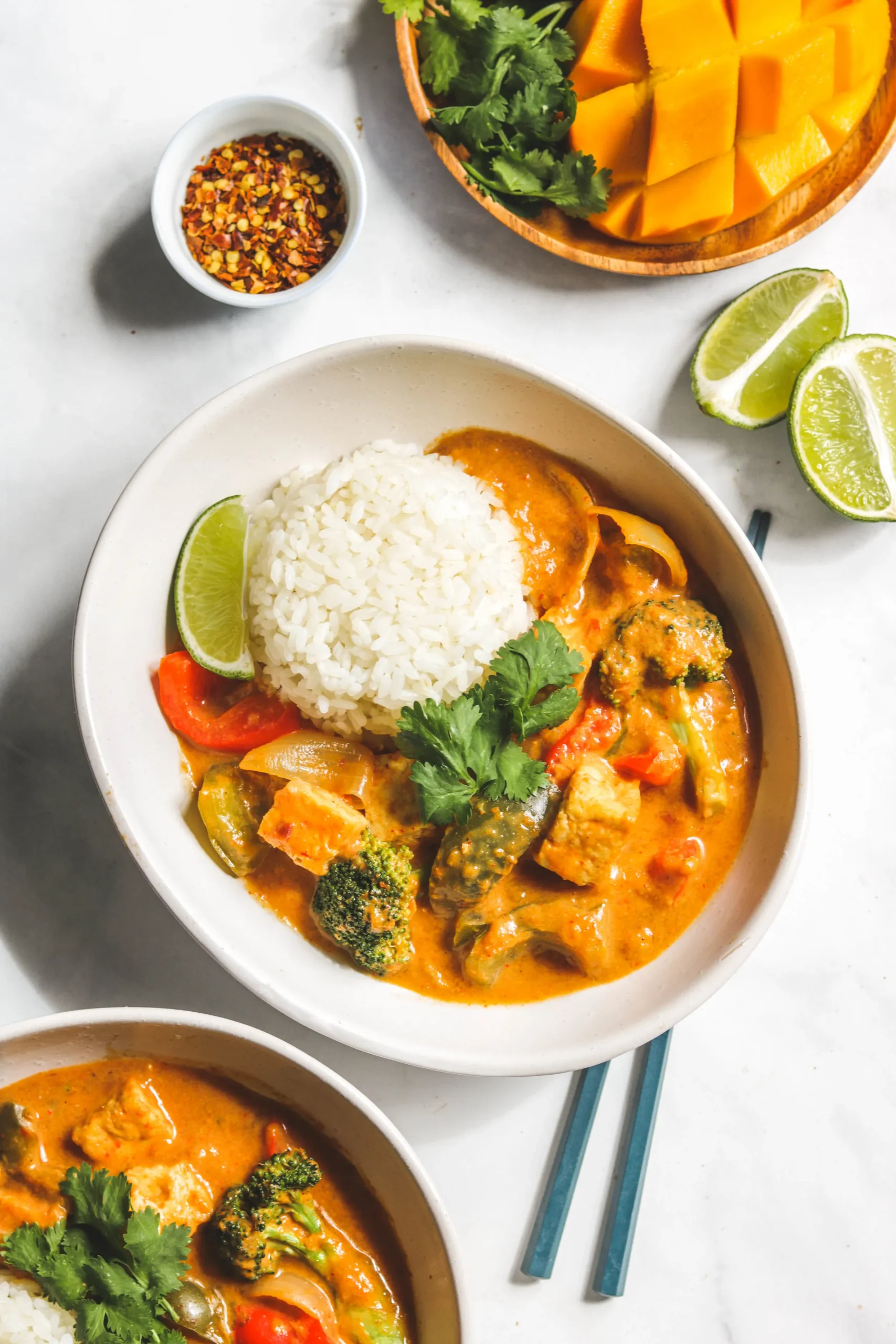 Mango Coconut Tofu Curry